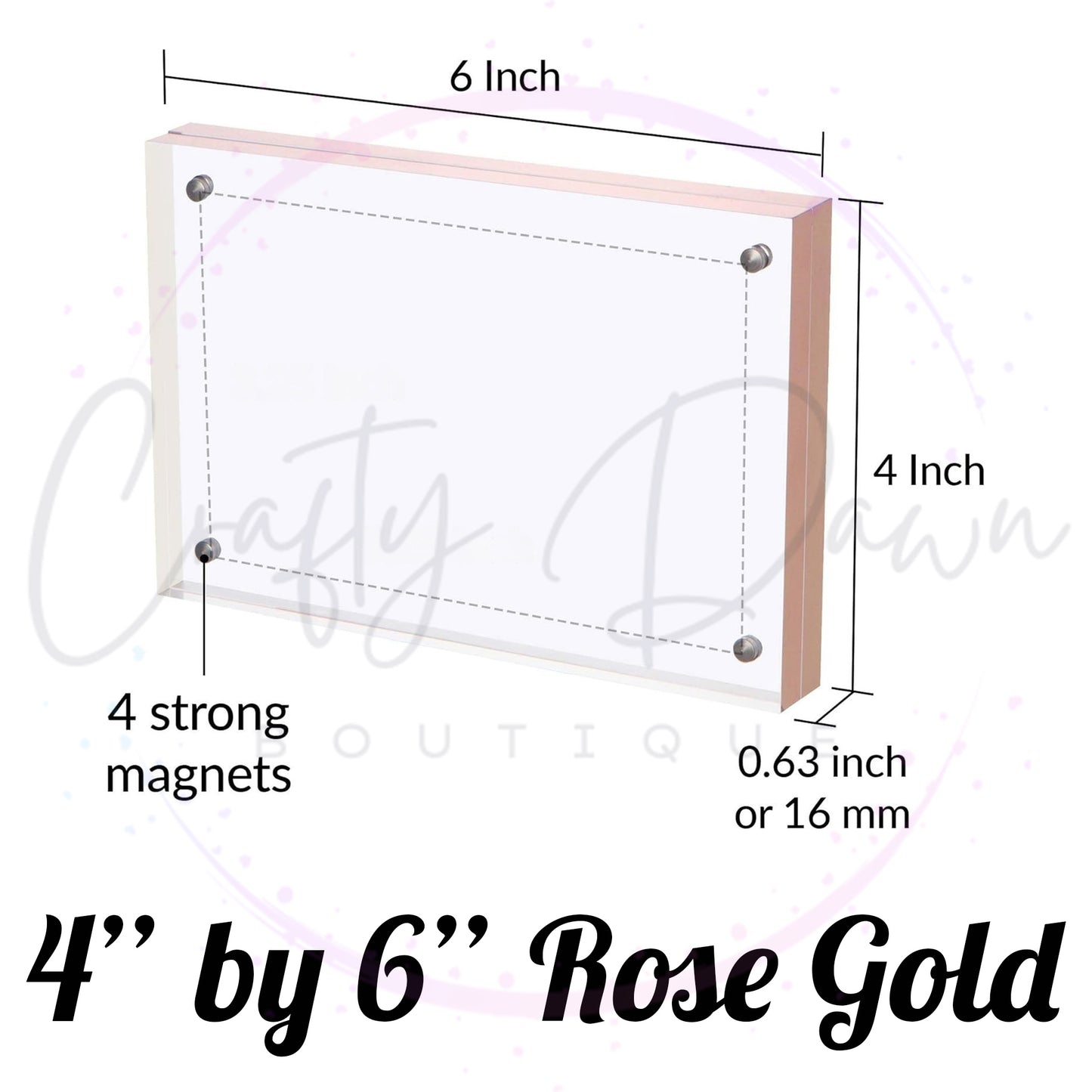 Custom Engraved Acrylic Block Photo