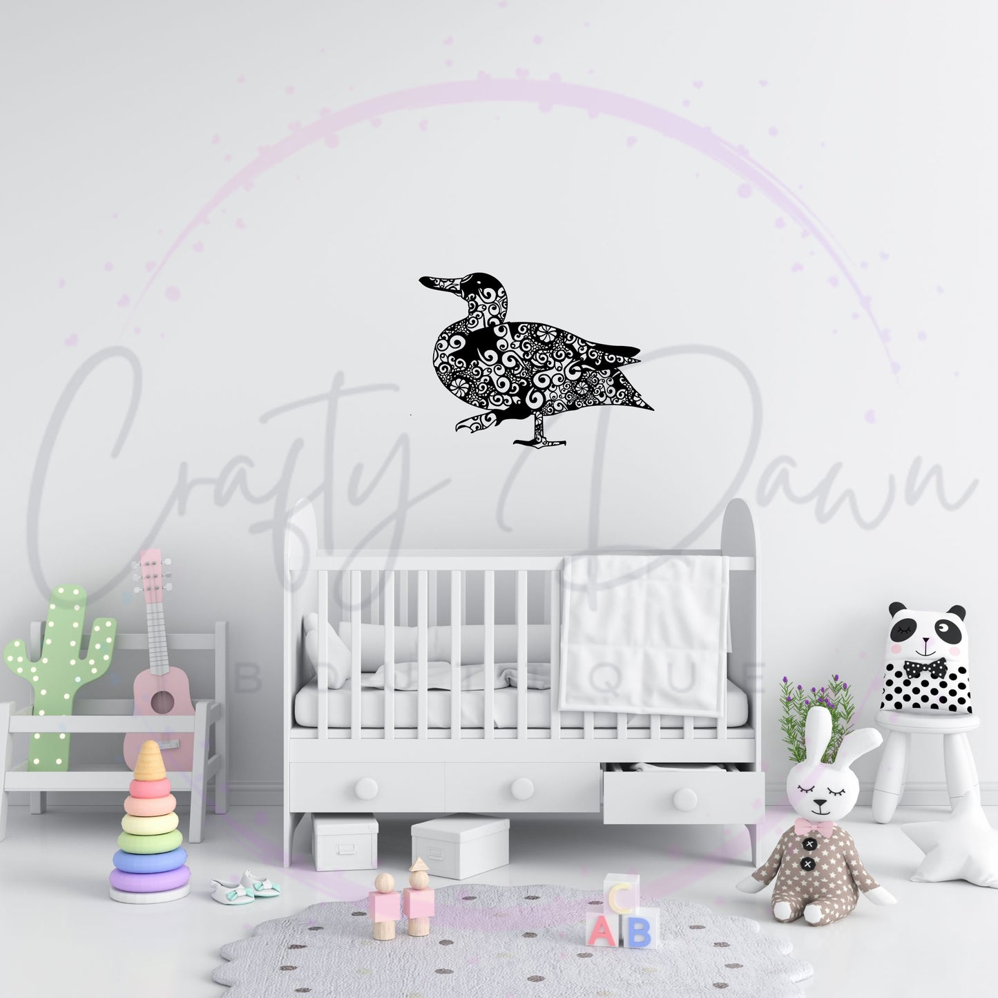 Duck Mandala Decal