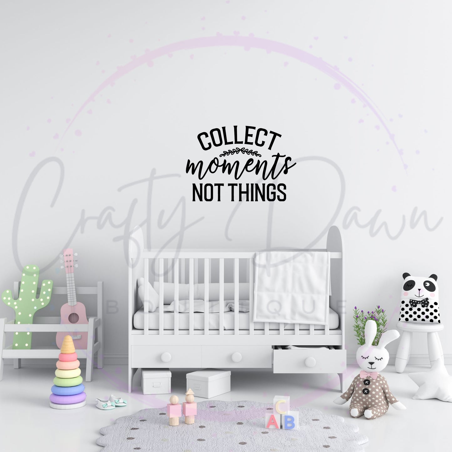 Collect Moments Not Things Decal