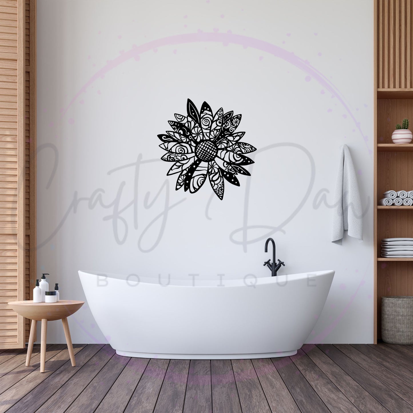 Daisy Mandala Decal