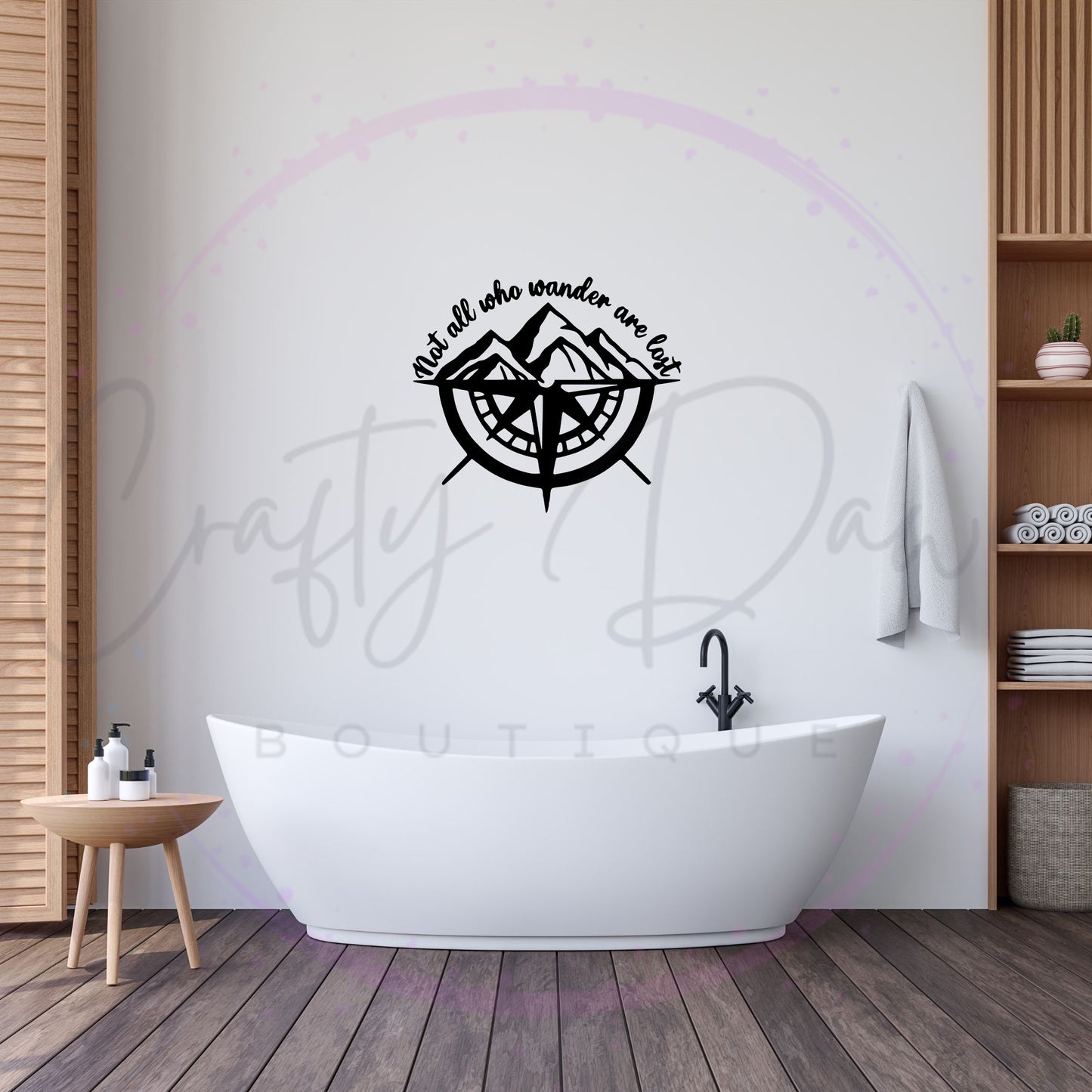Not All Who Wander Are Lost Decal