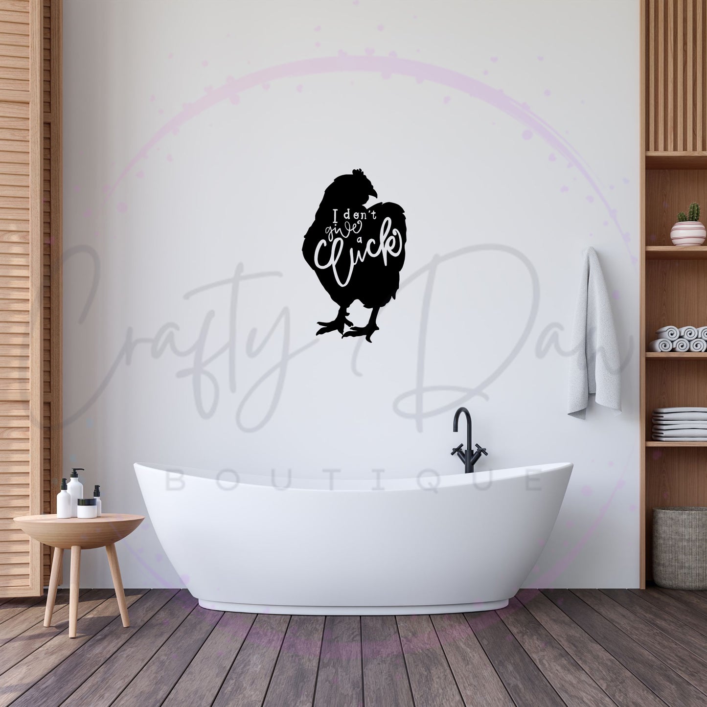 I Don't Give A Cluck Decal