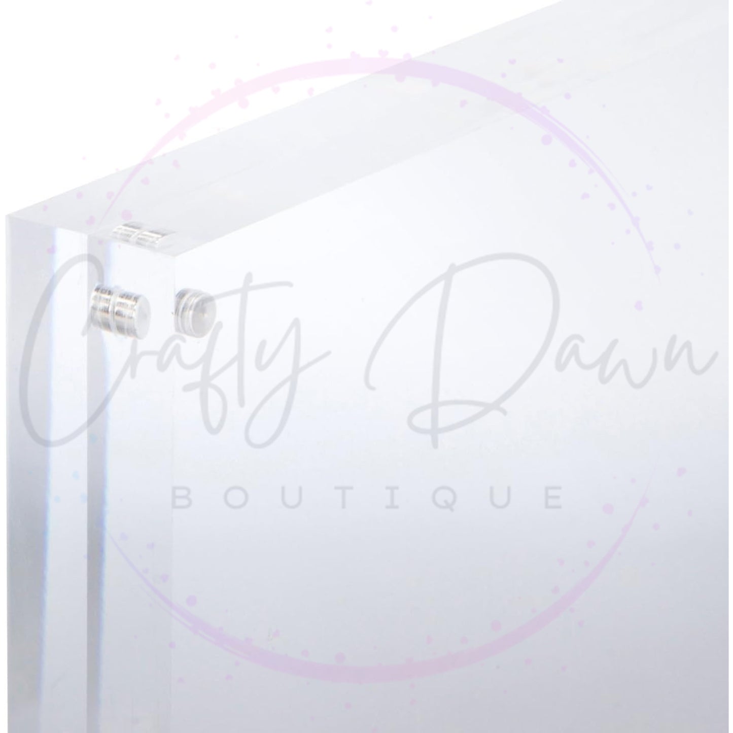 Custom Engraved Acrylic Block Photo