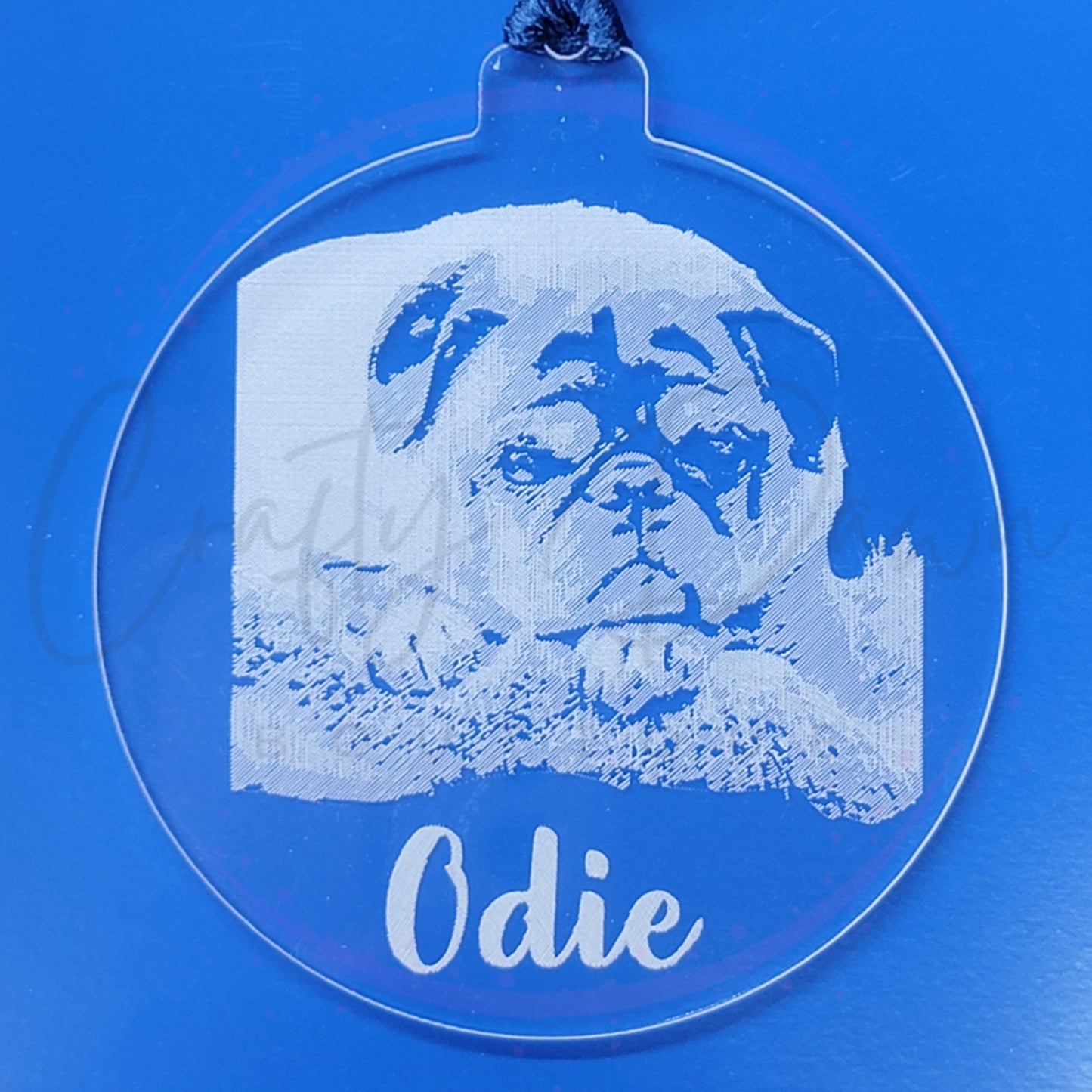 Custom Engraved Acrylic Ornament