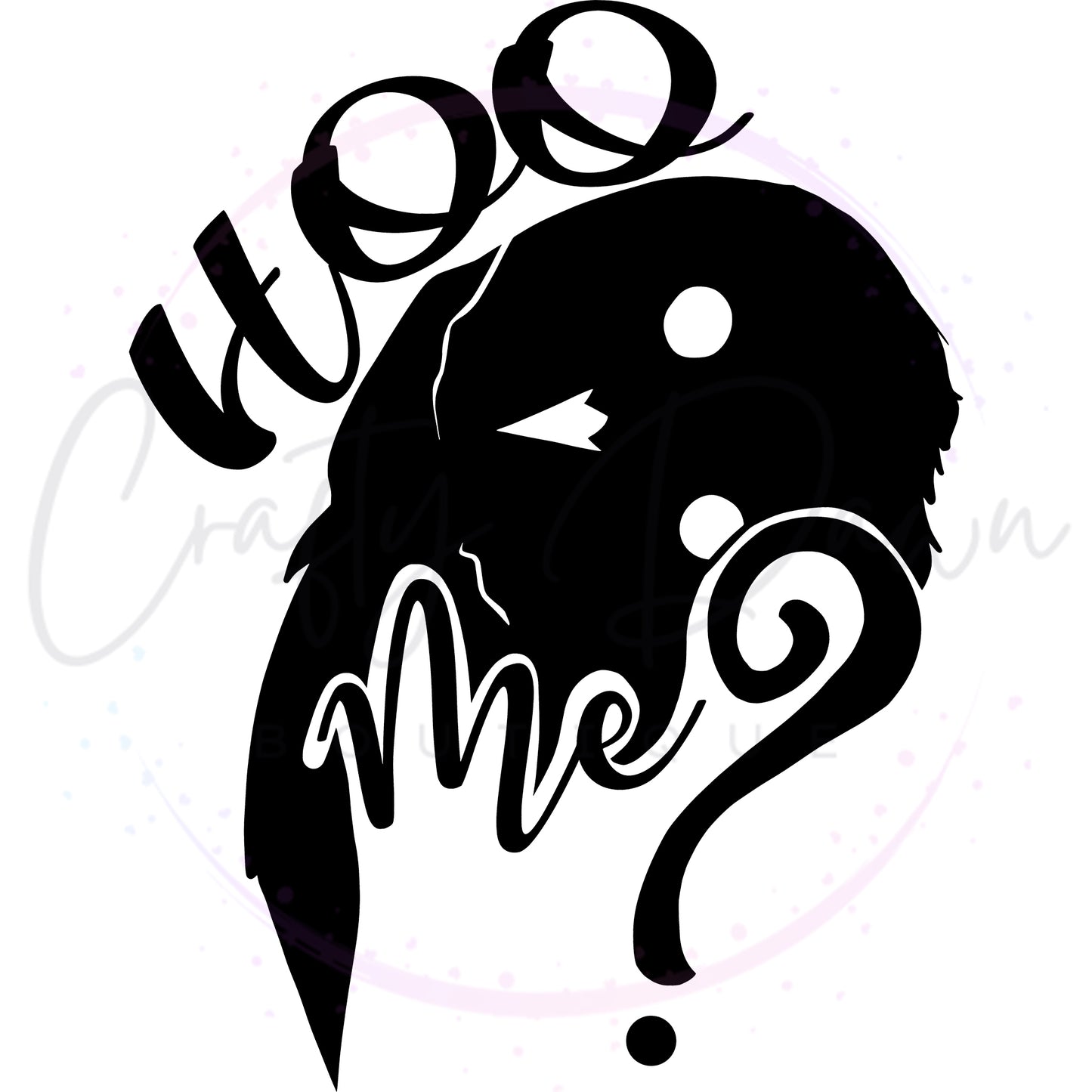 Hoo Me? Decal