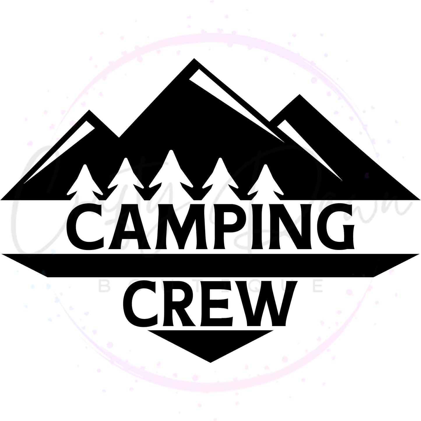 Camping Crew Decal