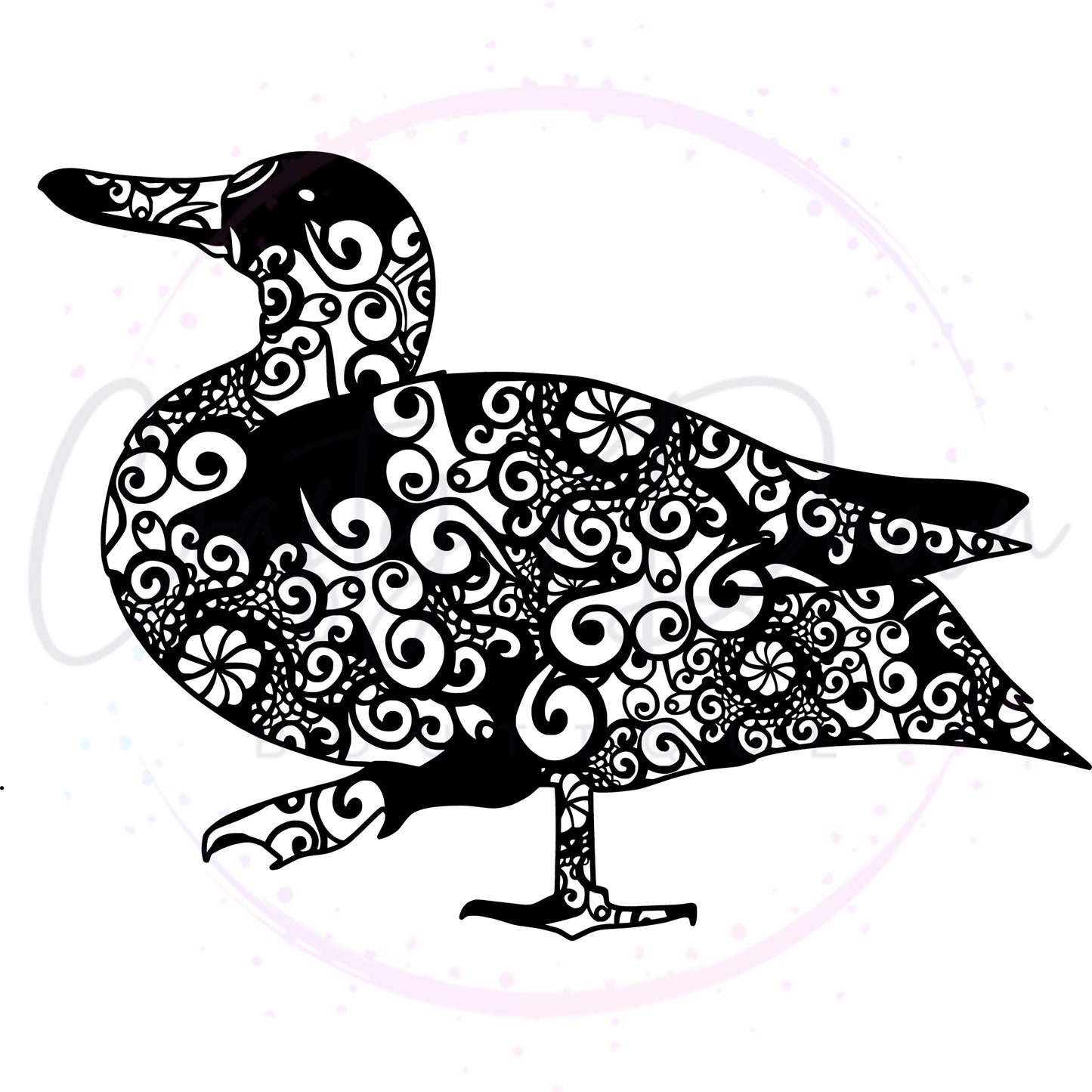 Duck Mandala Decal