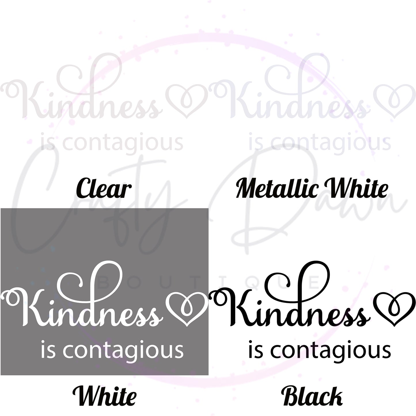 Kindness Is Contagious Decal