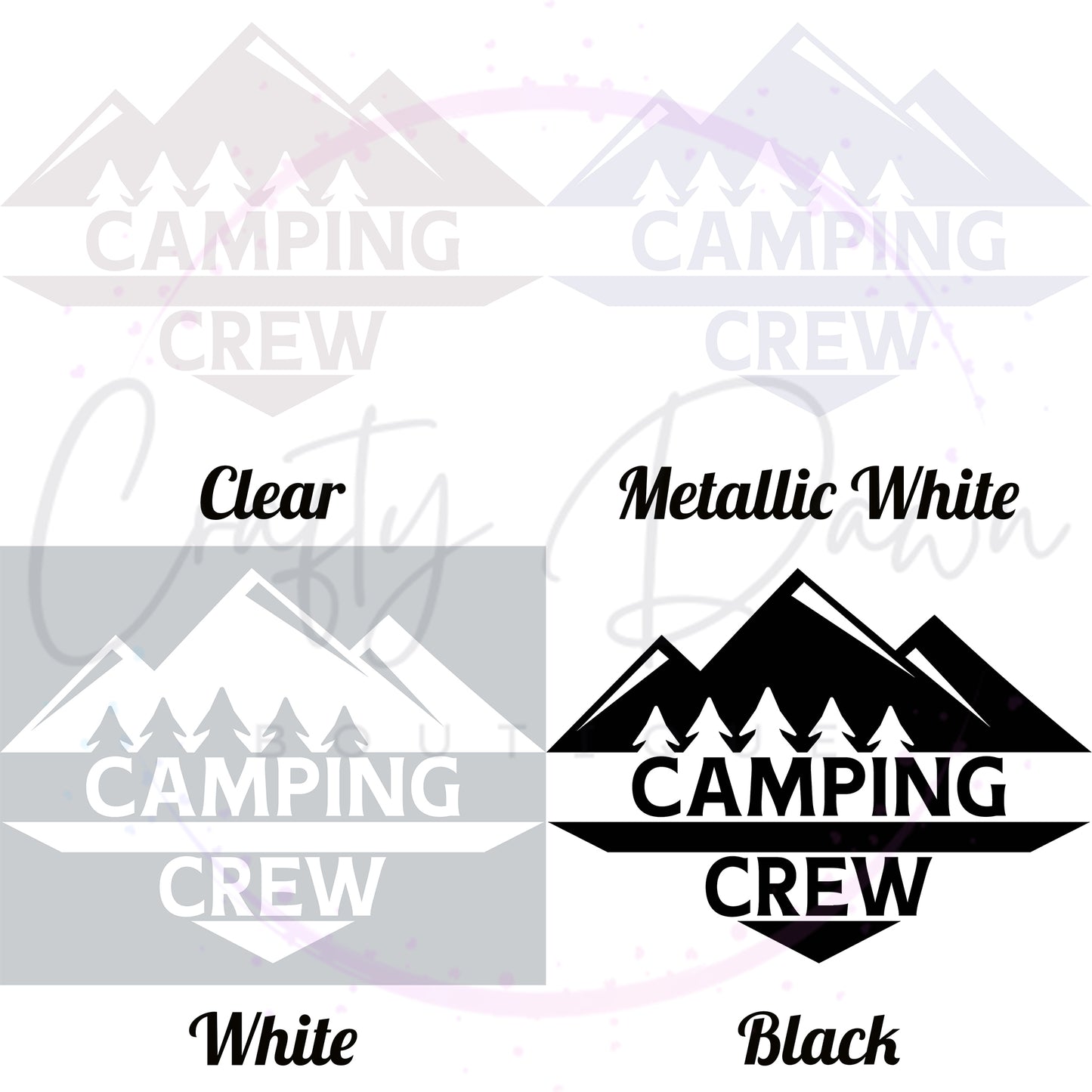 Camping Crew Decal