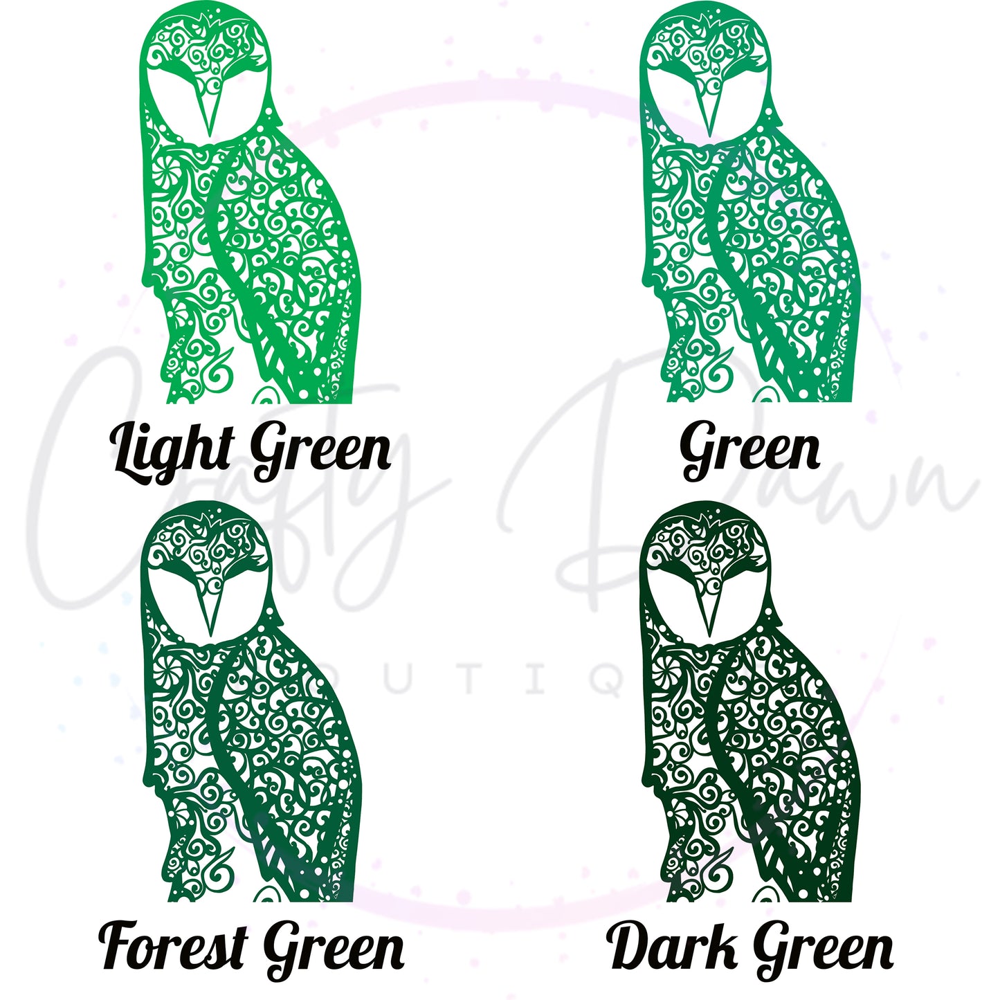 Owl Mandala Decal