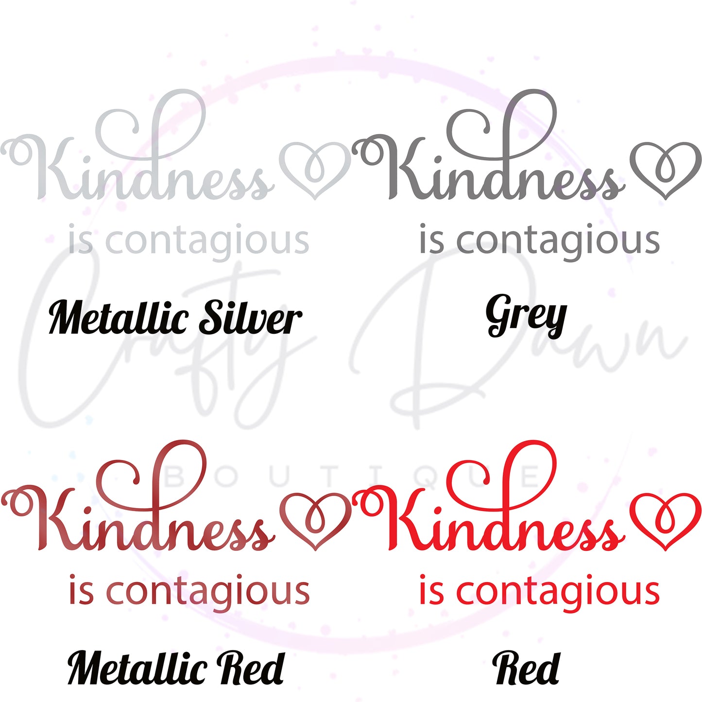 Kindness Is Contagious Decal