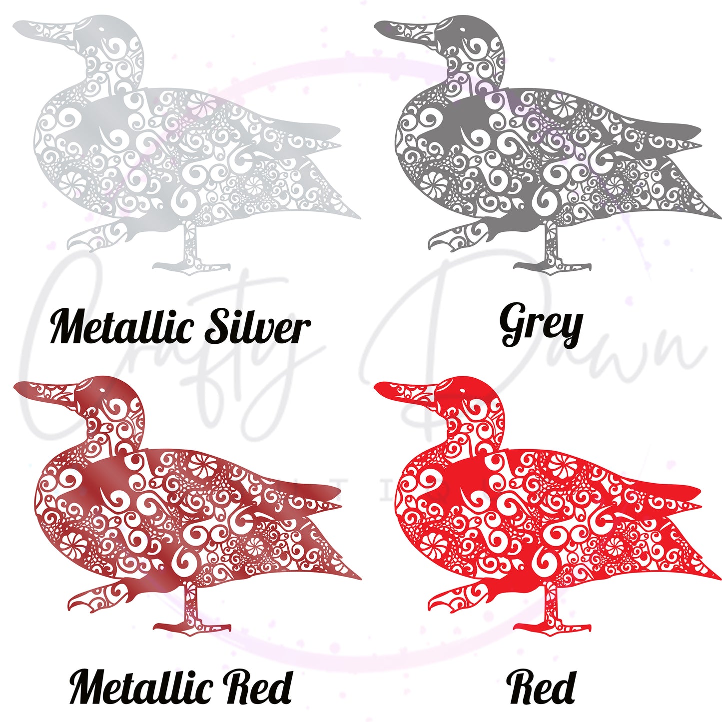 Duck Mandala Decal