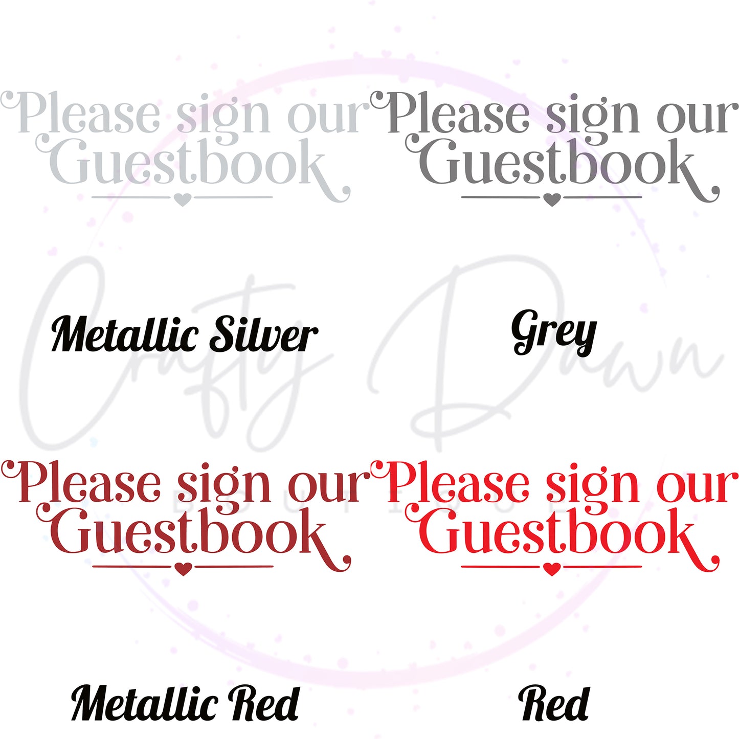 Please Sign Our Guestbook Acrylic Sign