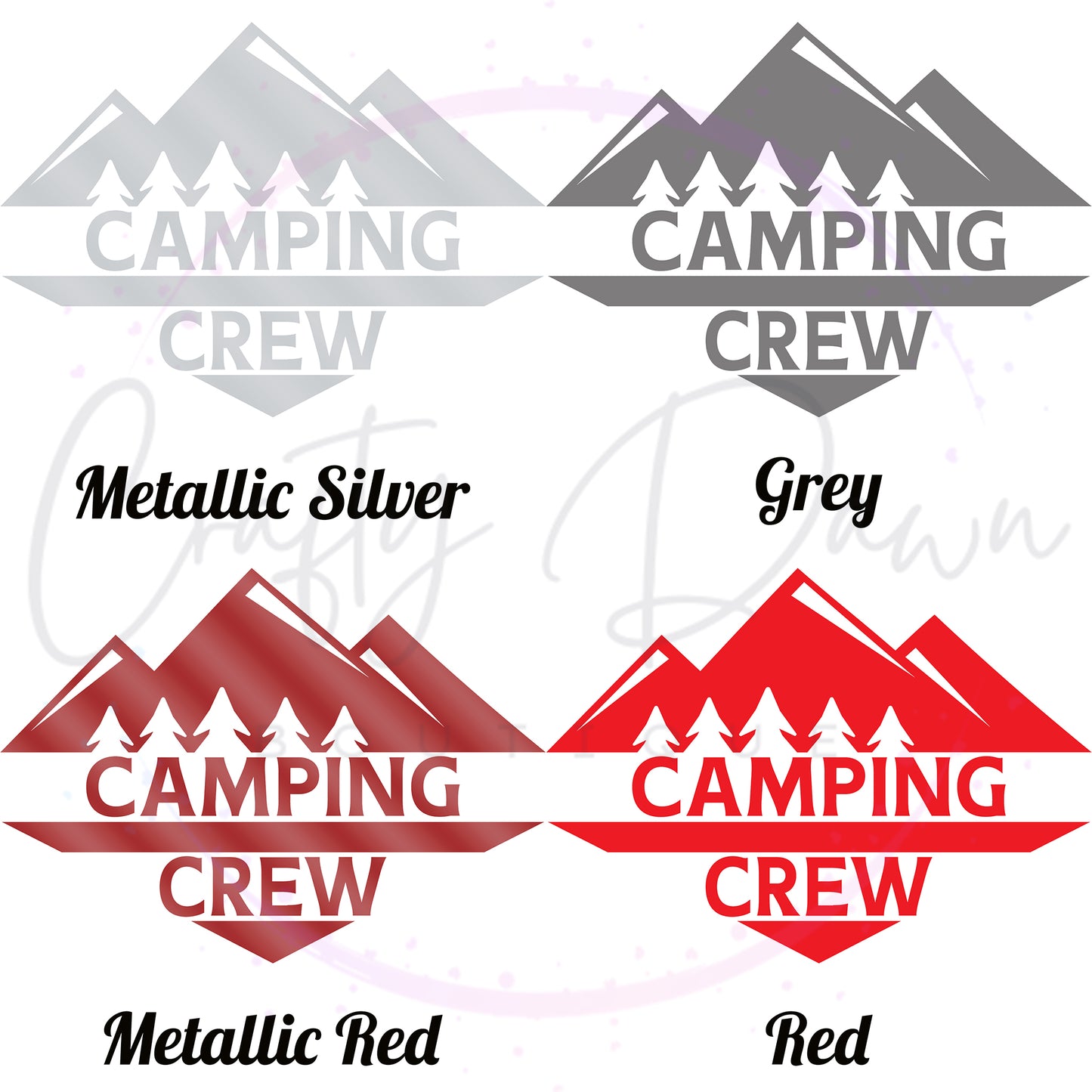 Camping Crew Decal