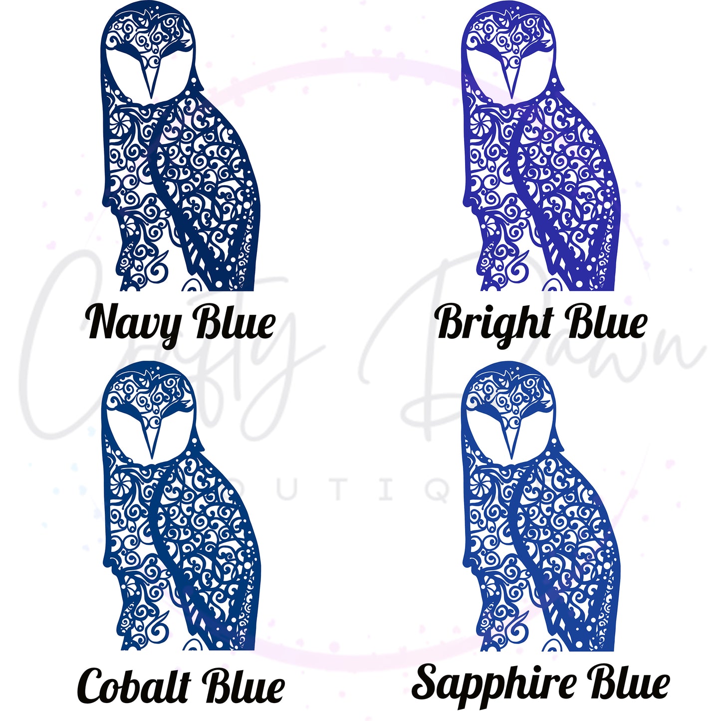 Owl Mandala Decal