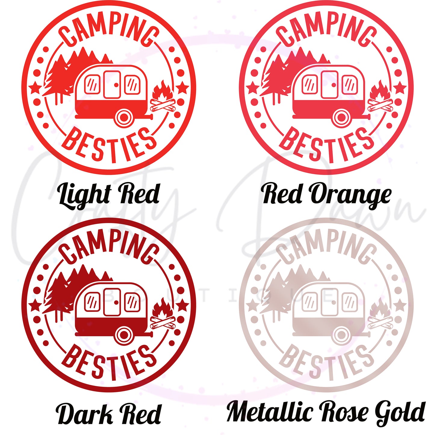 Camping Besties Decal