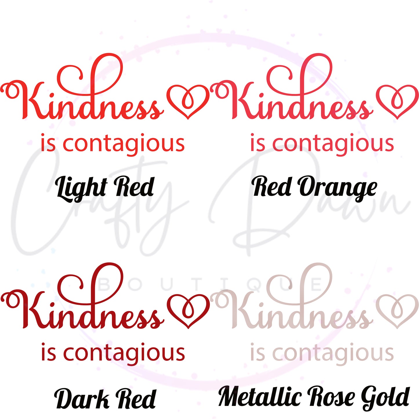 Kindness Is Contagious Decal