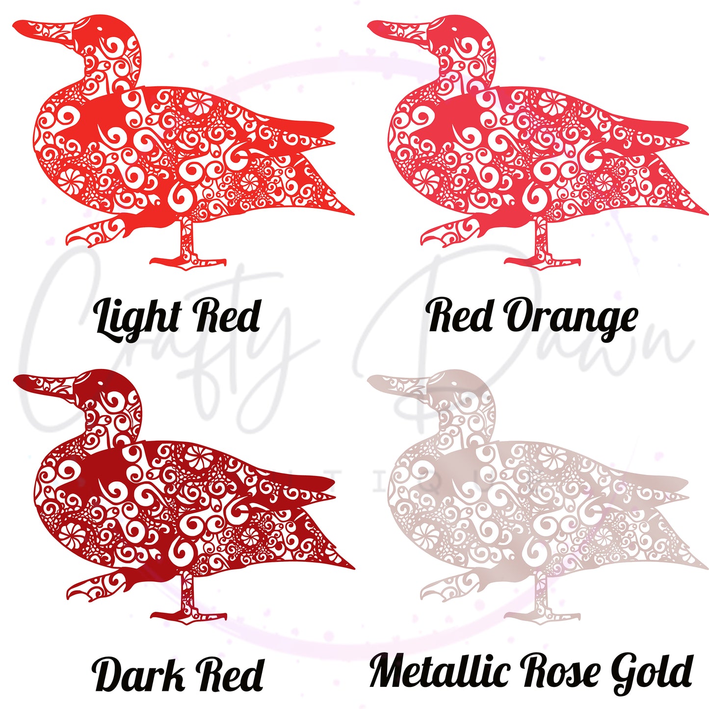Duck Mandala Decal