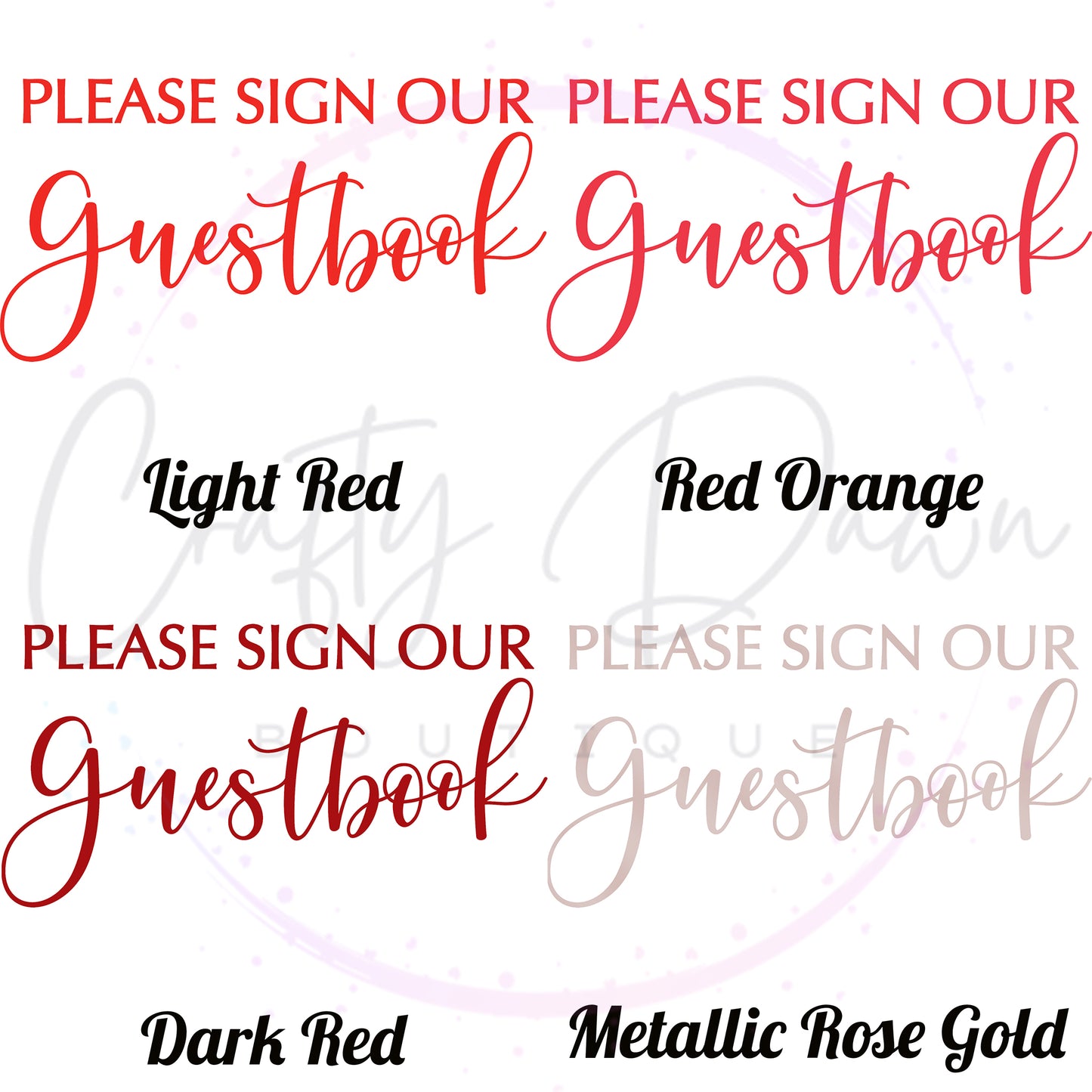 Please Sign Our Guestbook 2 Acrylic Sign