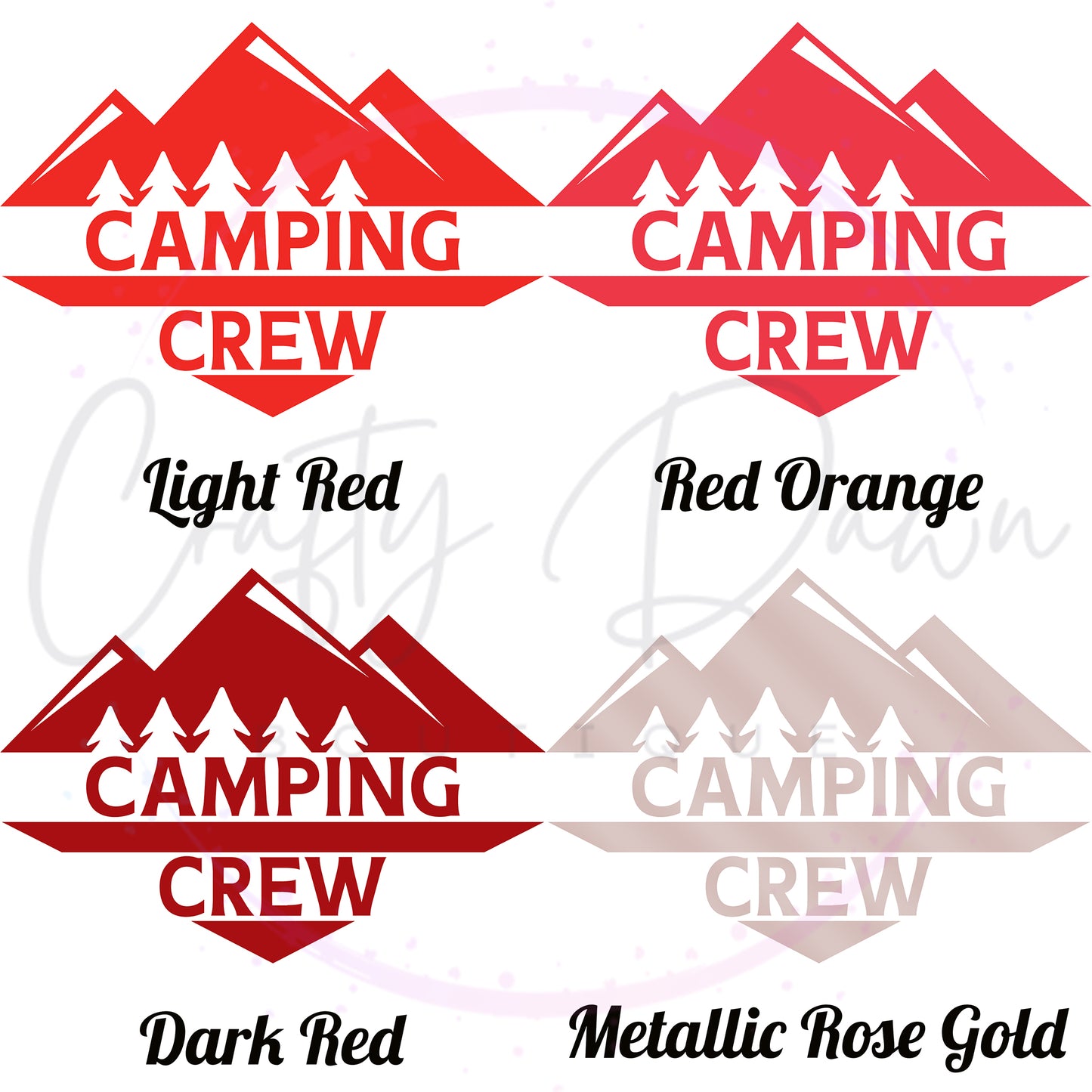 Camping Crew Decal