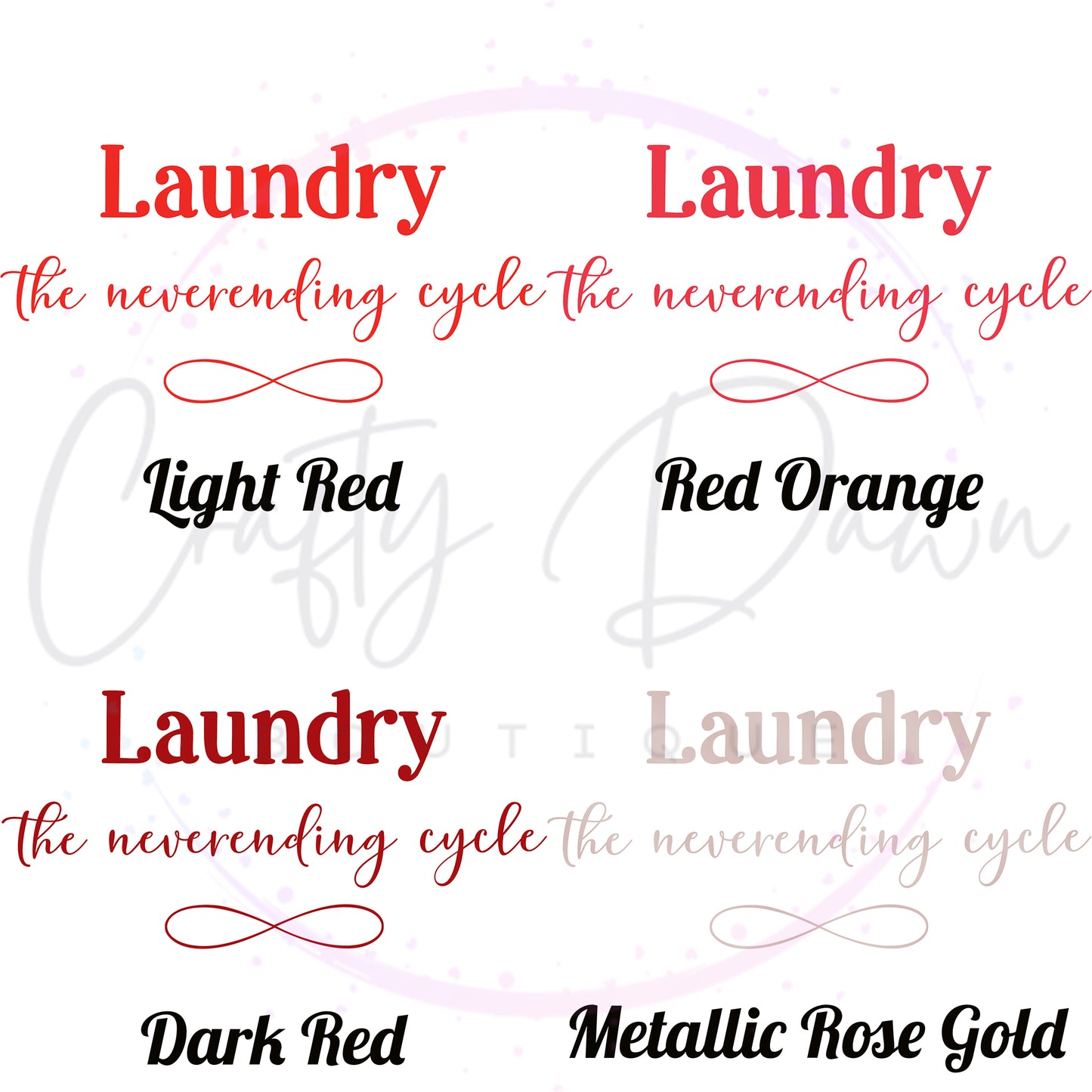 Laundry, The Neverending Cycle Decal