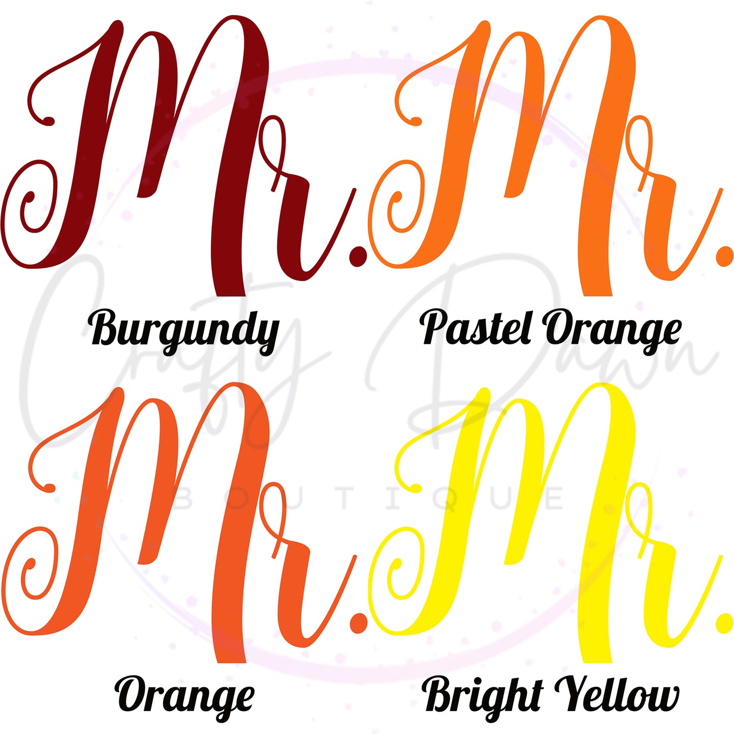 Mr. Acrylic Sign