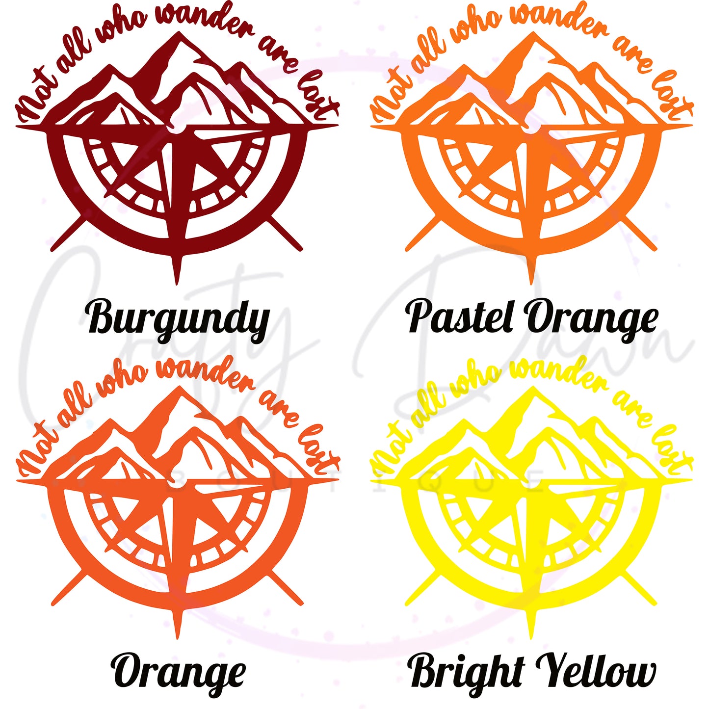 Not All Who Wander Are Lost Decal