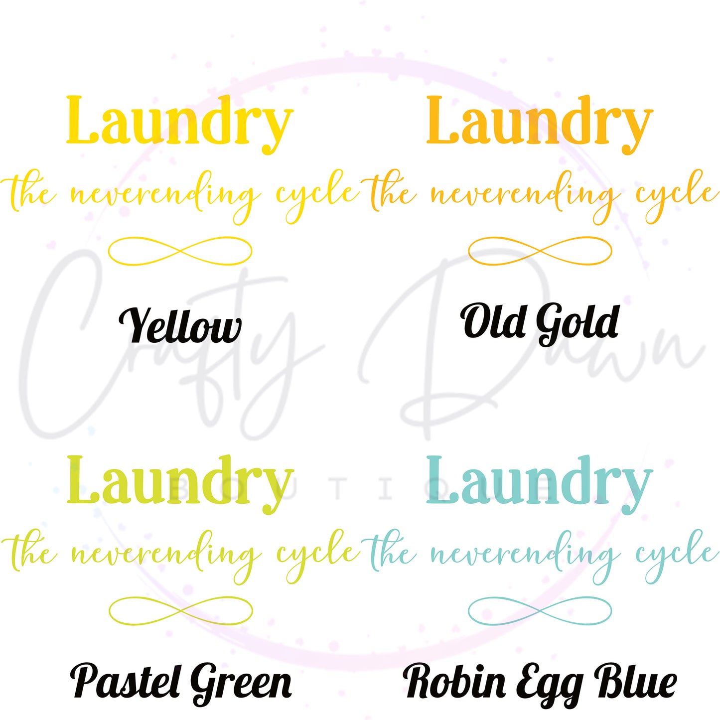 Laundry, The Neverending Cycle Decal