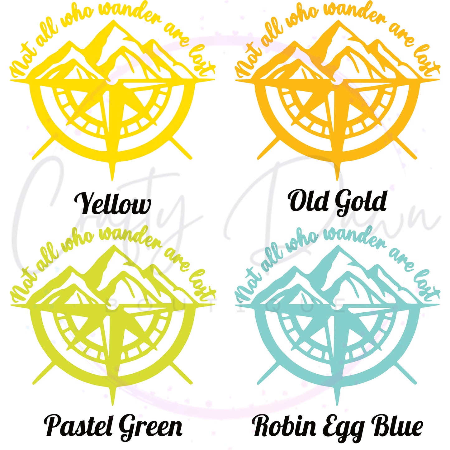 Not All Who Wander Are Lost Decal