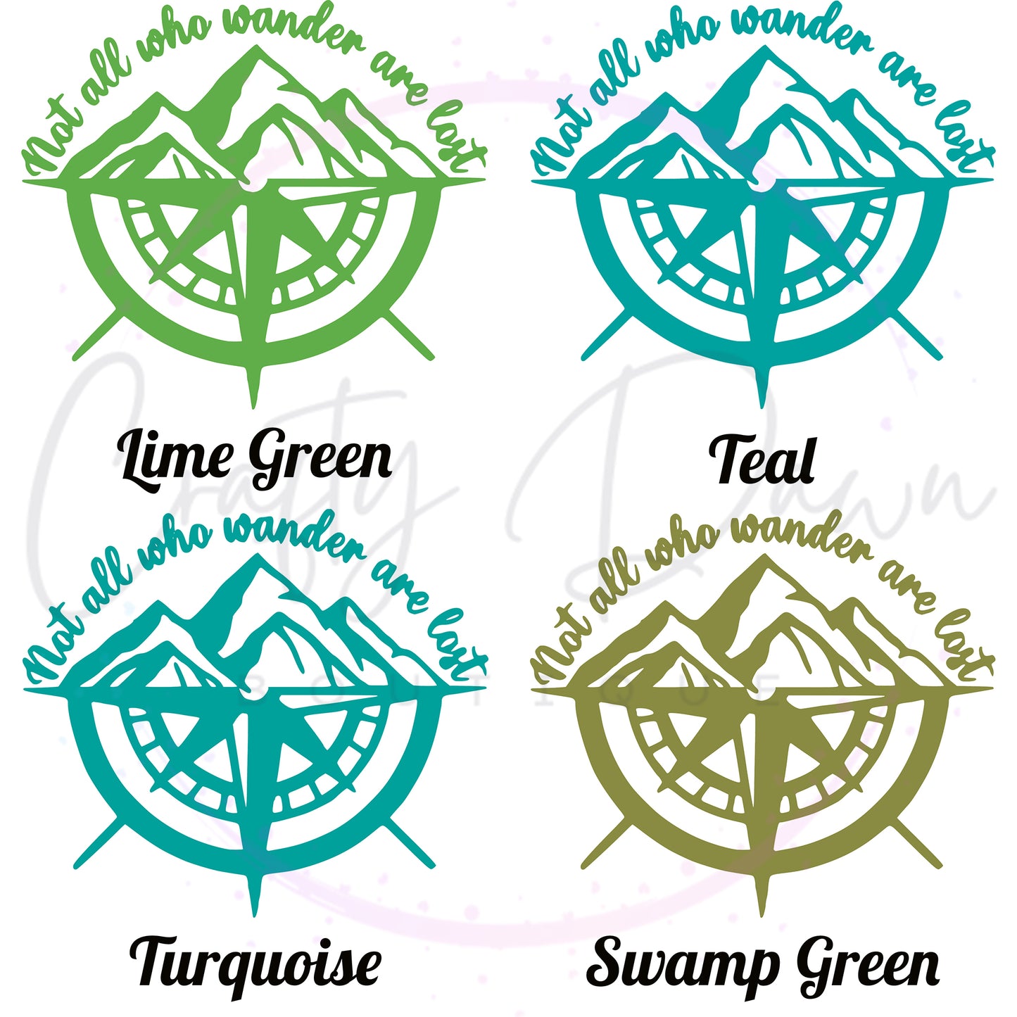 Not All Who Wander Are Lost Decal