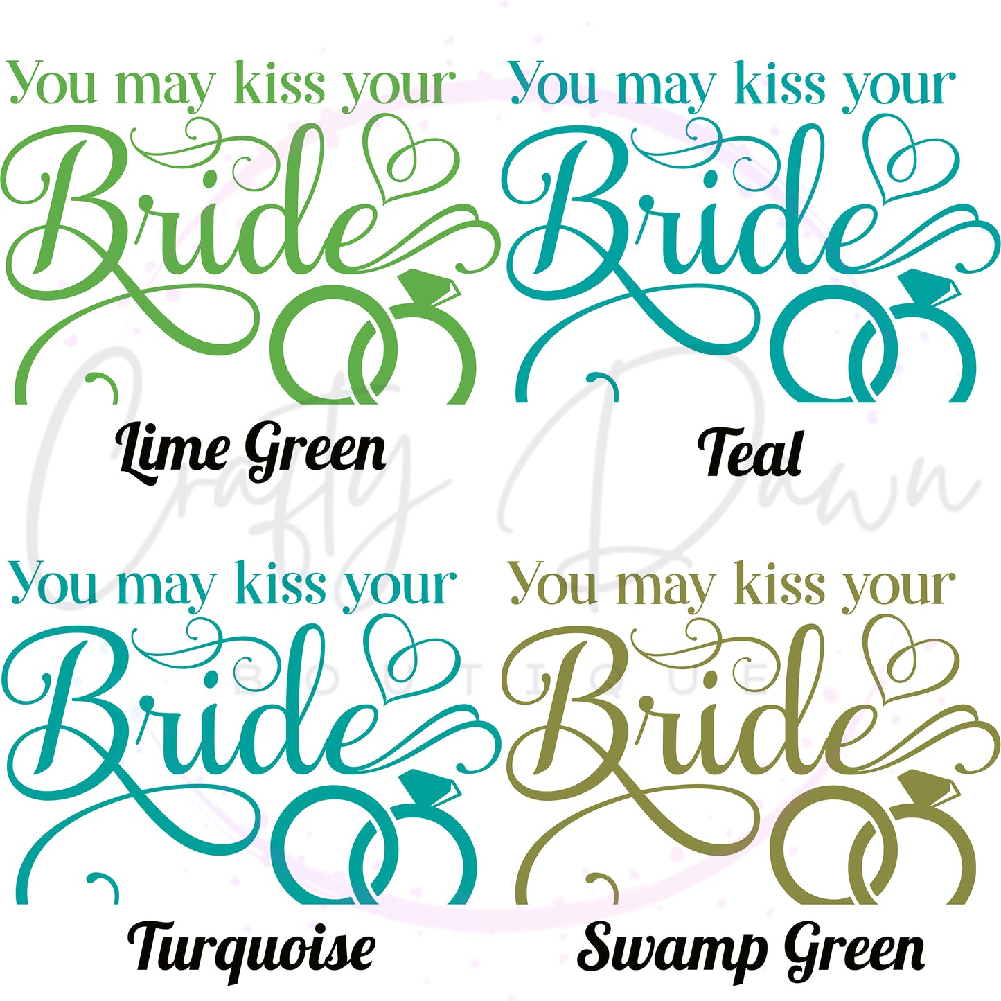 You May Kiss Your Bride Acrylic Sign