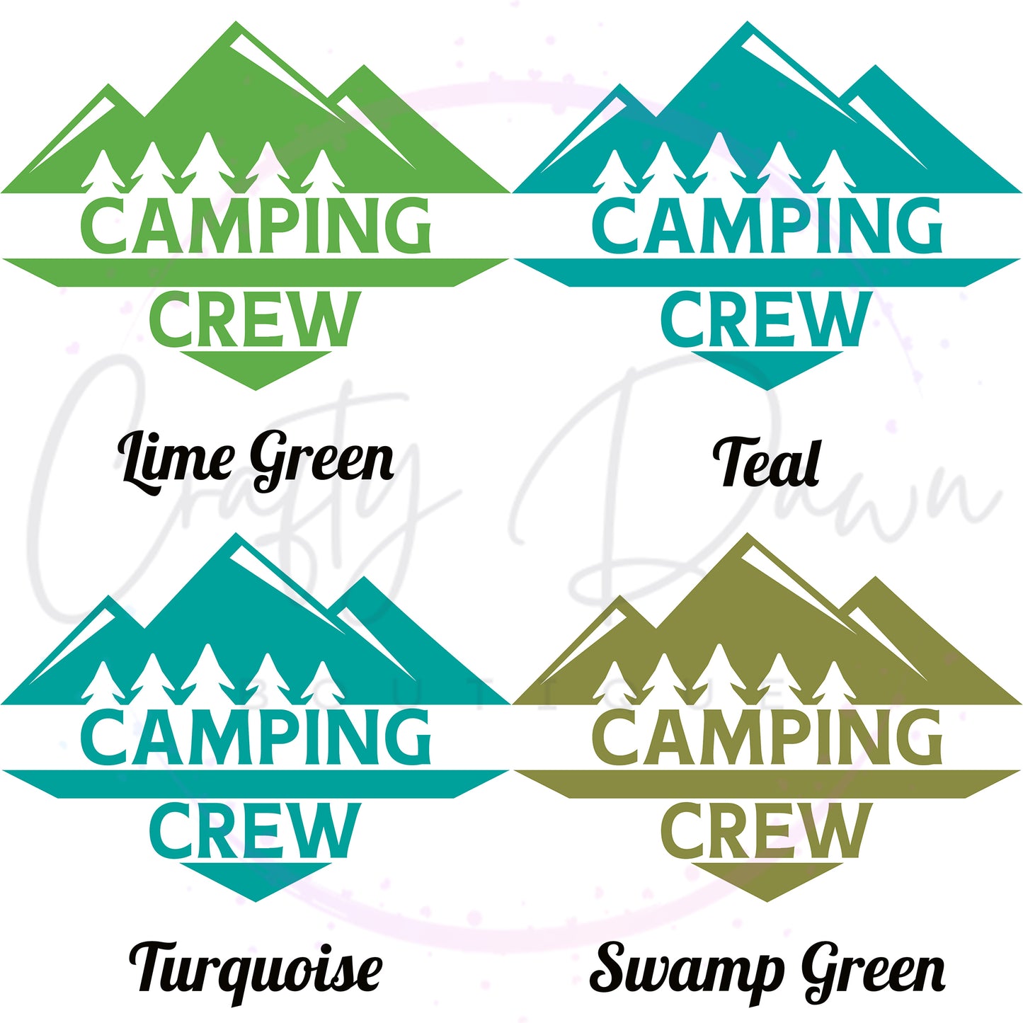 Camping Crew Decal