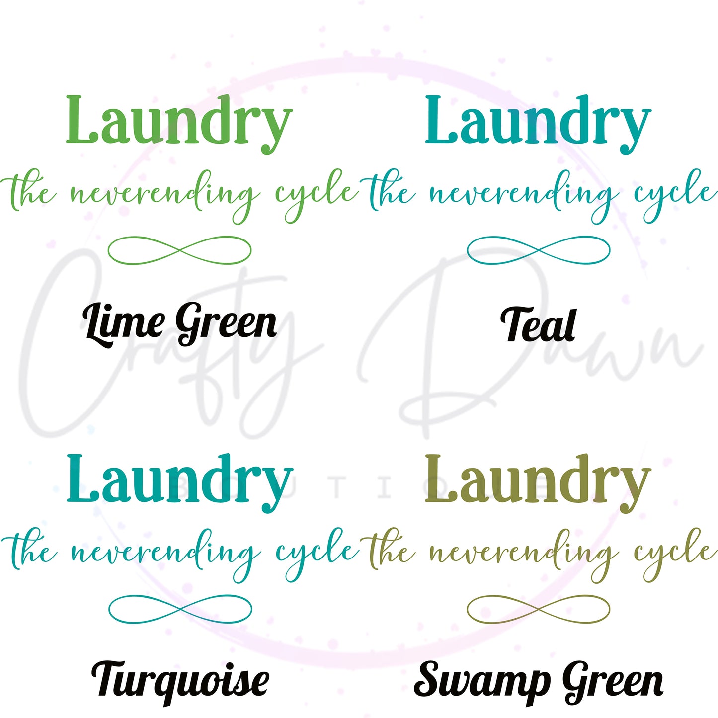 Laundry, The Neverending Cycle Decal