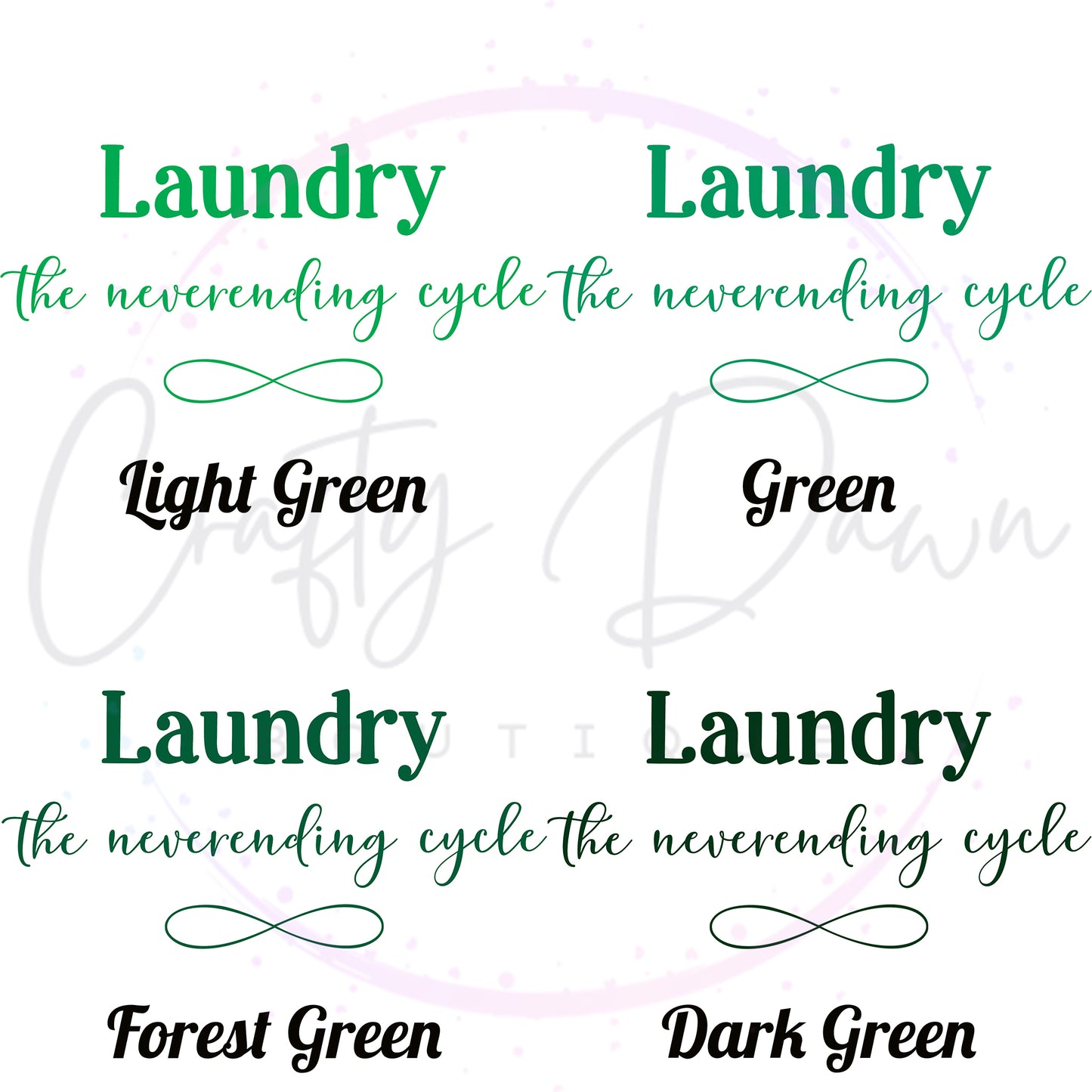 Laundry, The Neverending Cycle Decal