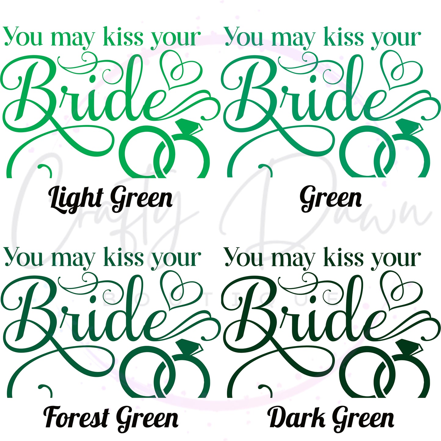 You May Kiss Your Bride Acrylic Sign