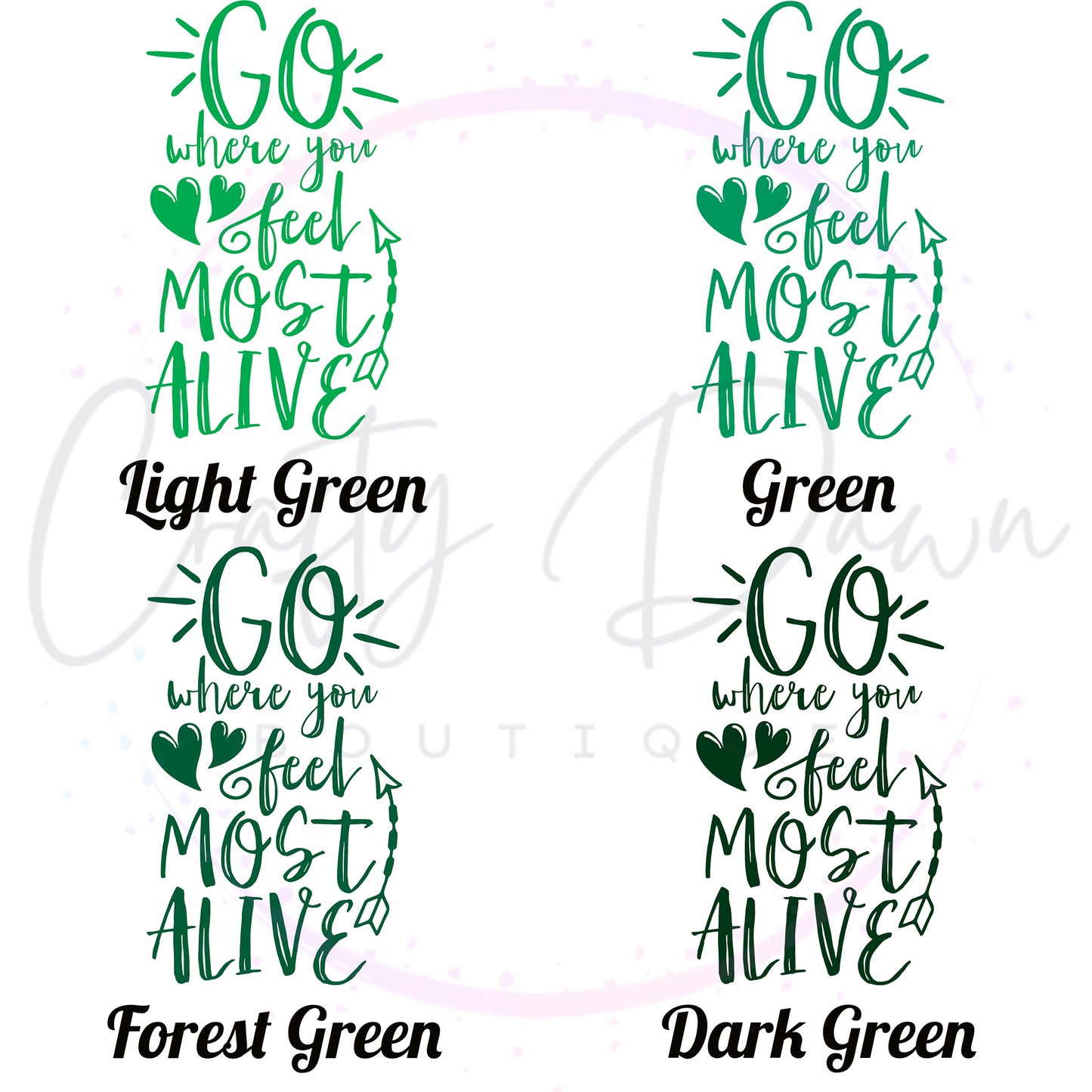 Go Where You Feel Most Alive Decal