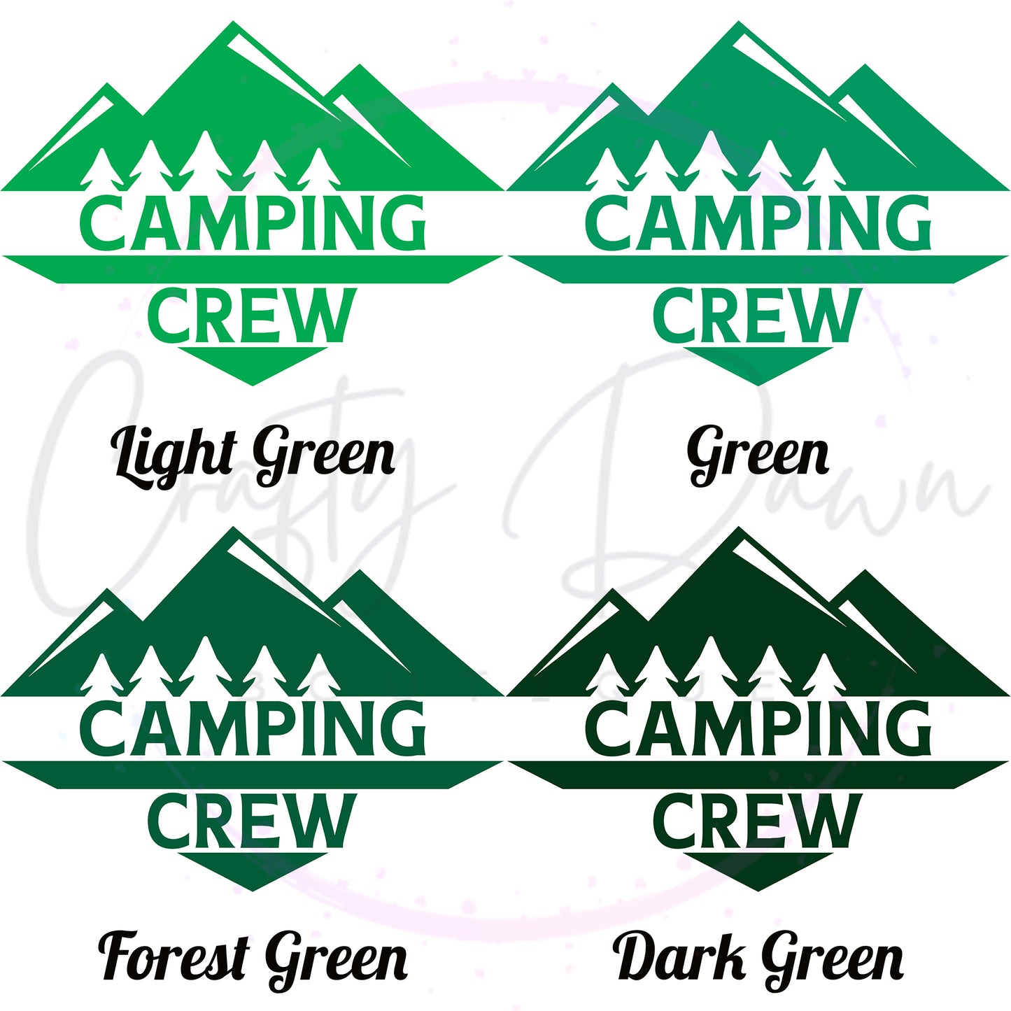 Camping Crew Decal