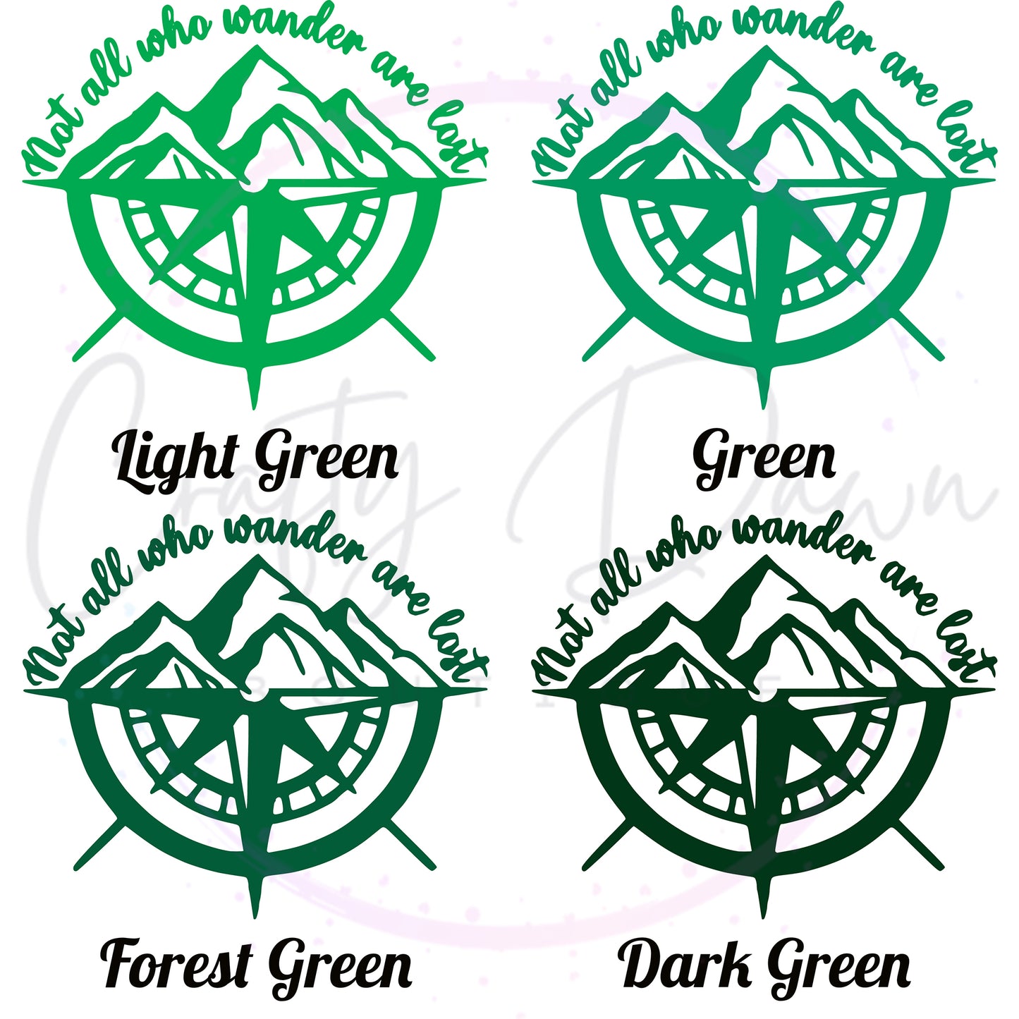 Not All Who Wander Are Lost Decal