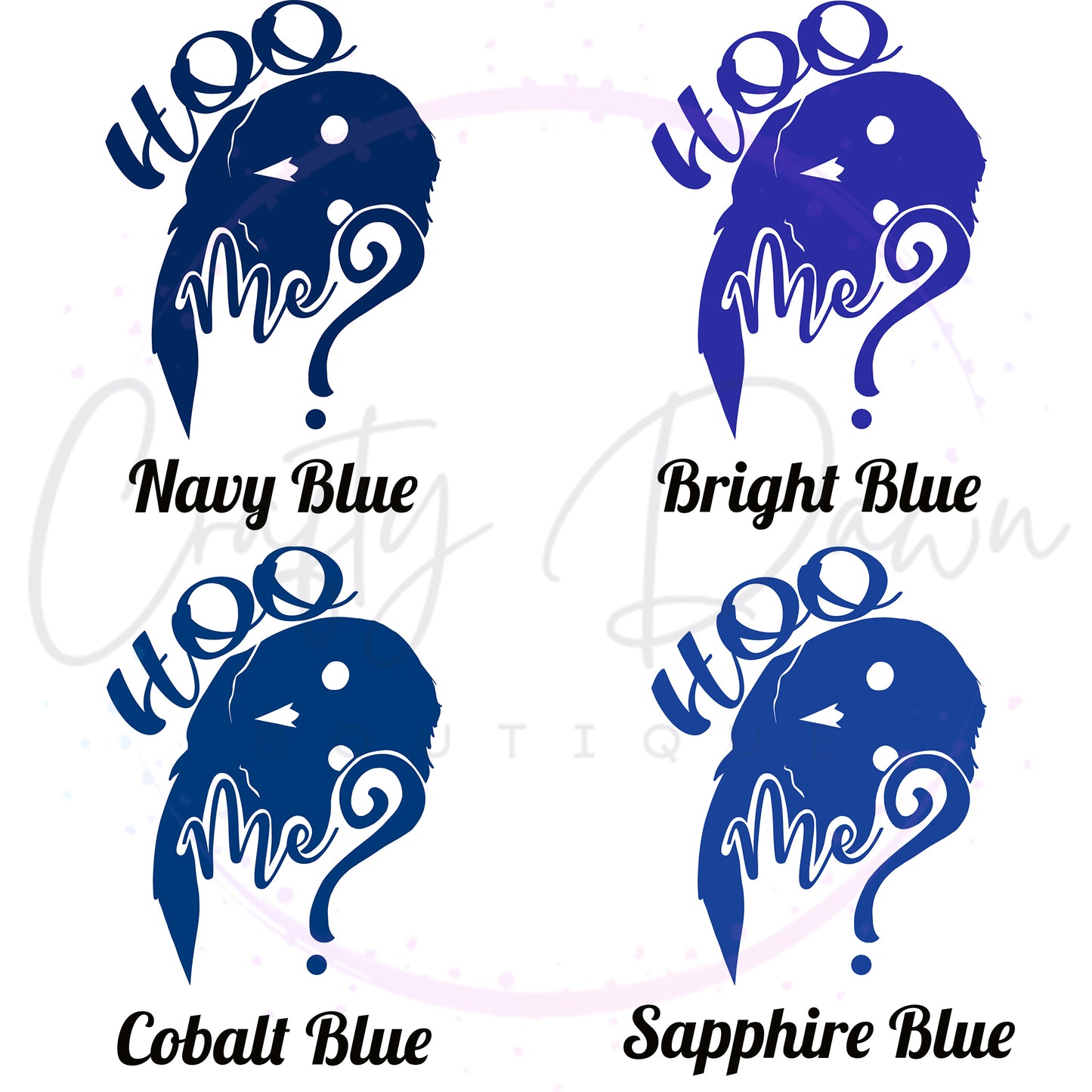 Hoo Me? Decal