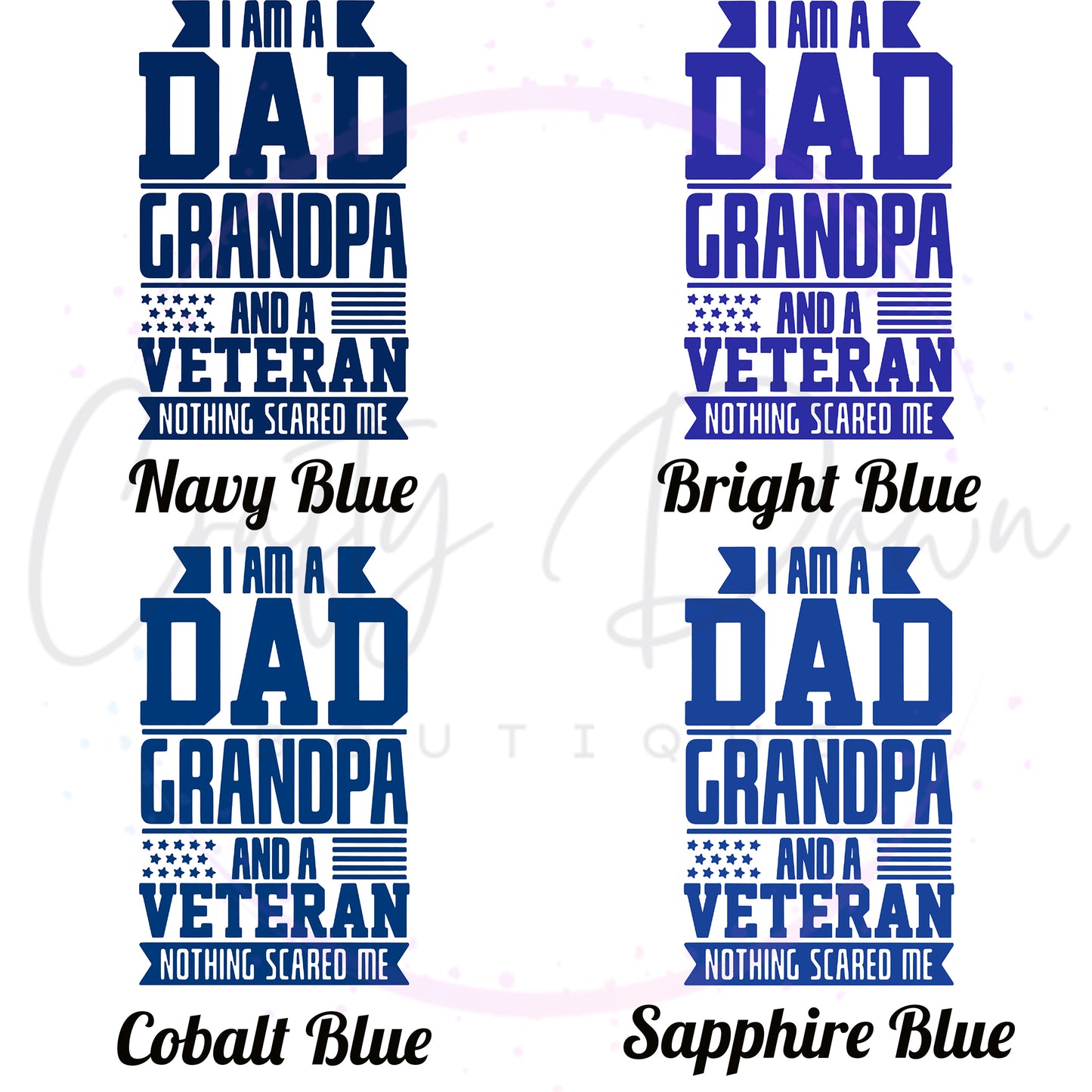 Dad Grandpa Veteran Decal