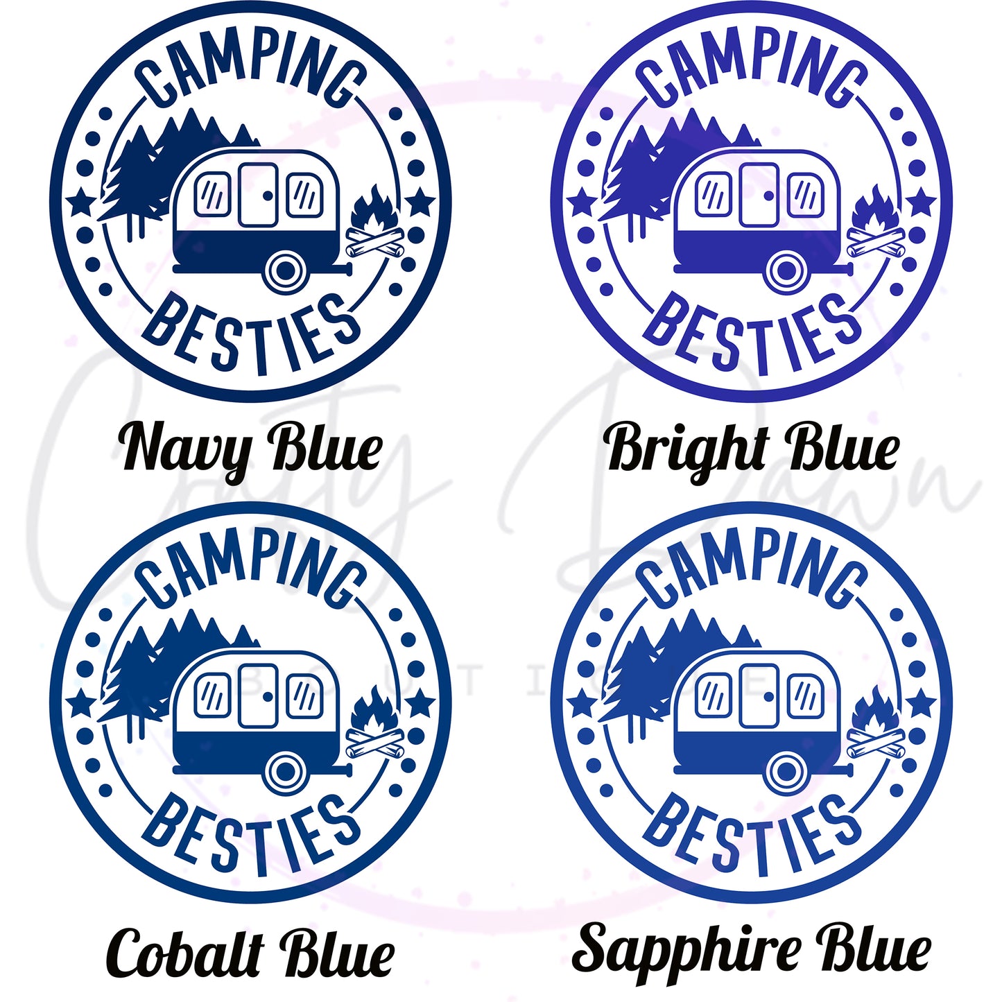 Camping Besties Decal