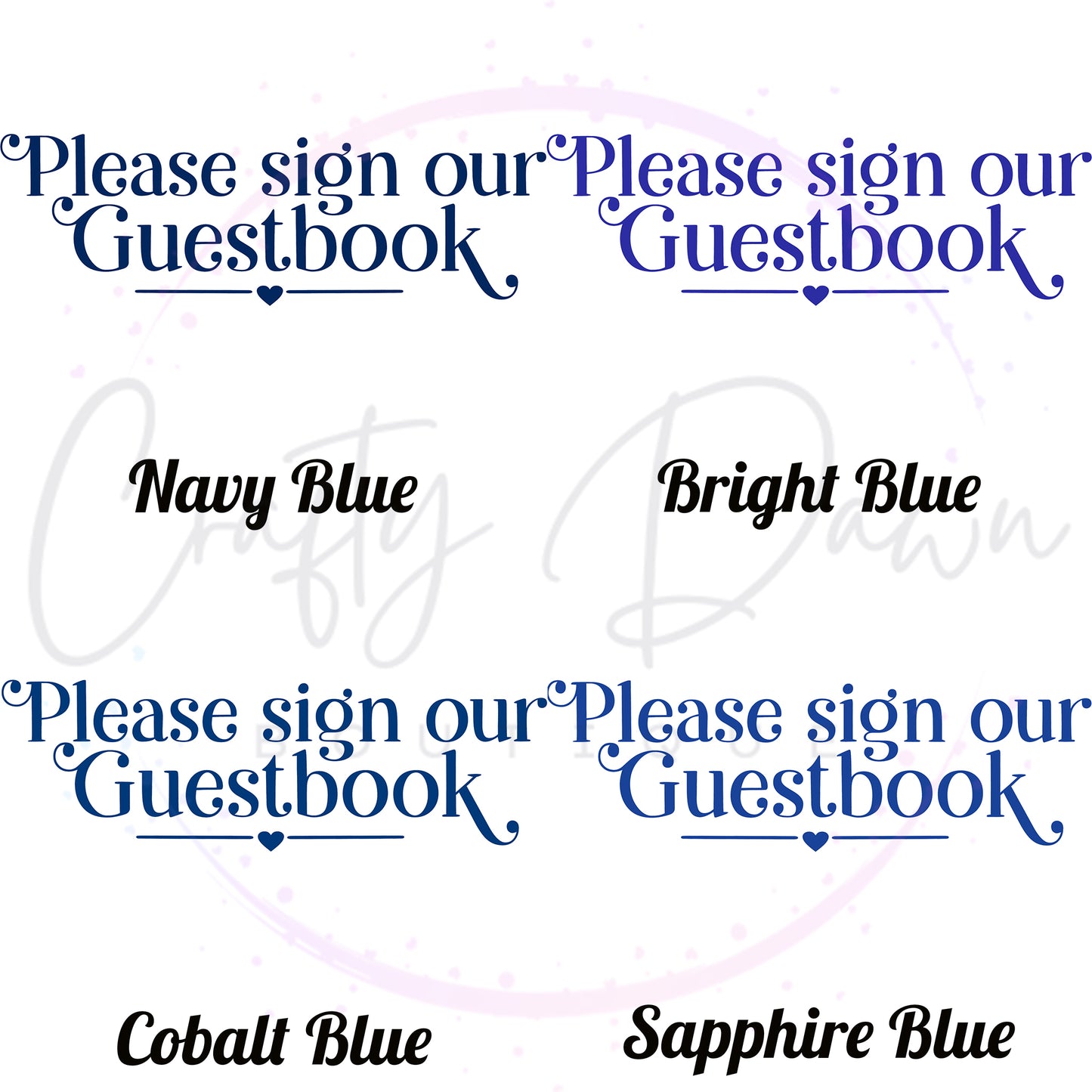 Please Sign Our Guestbook Acrylic Sign