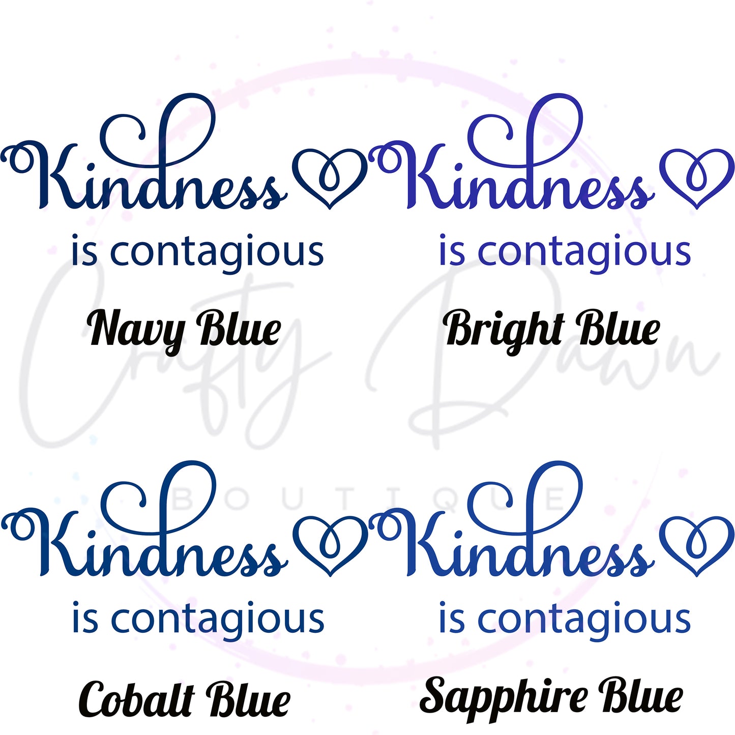 Kindness Is Contagious Decal