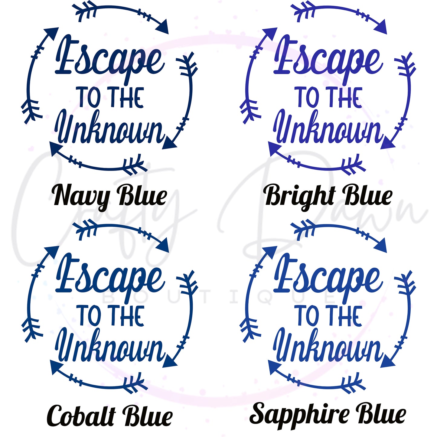 Escape To The Unknown Decal