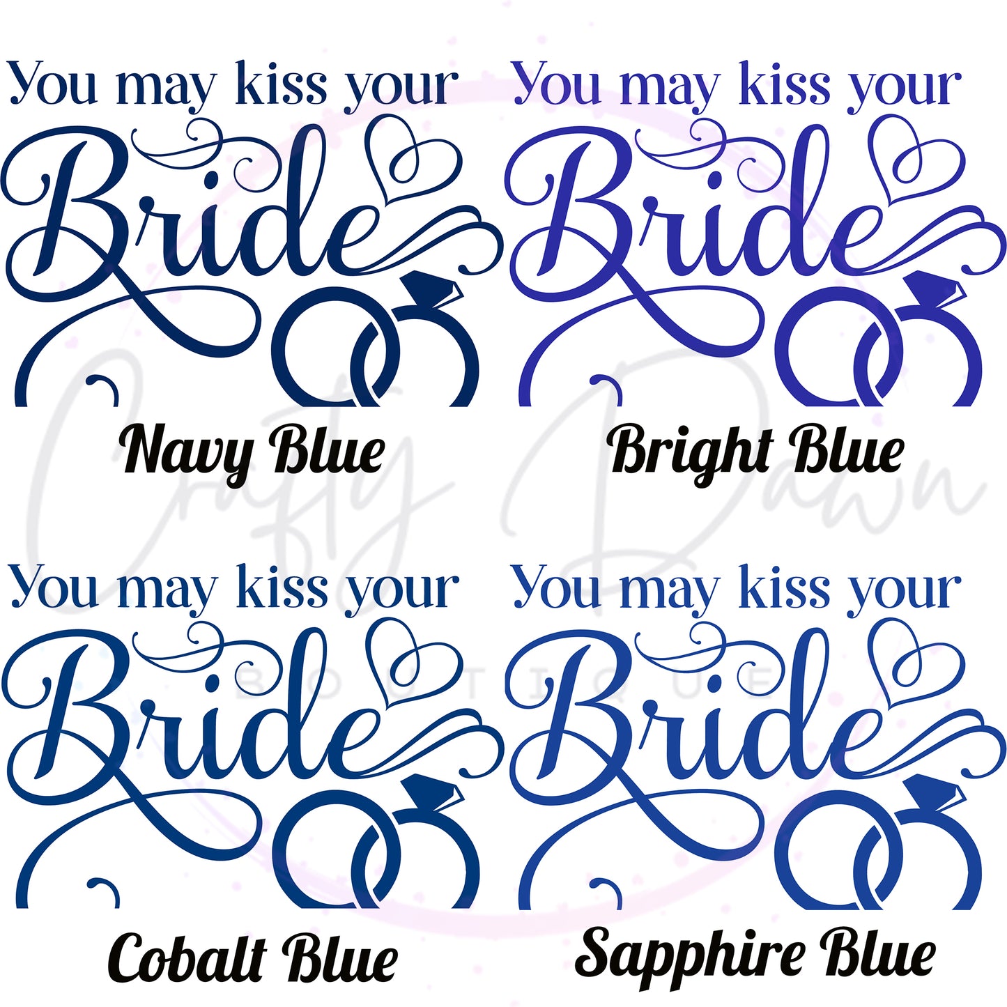 You May Kiss Your Bride Acrylic Sign