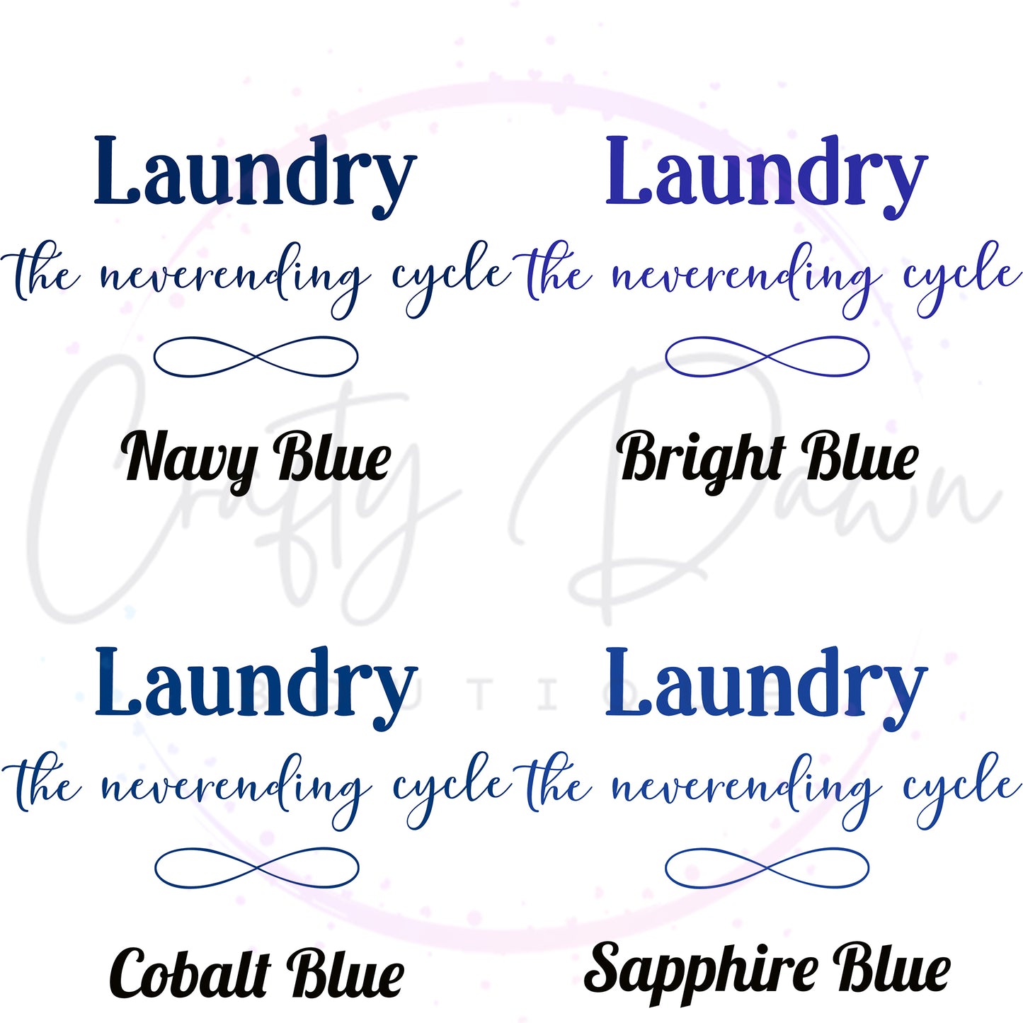 Laundry, The Neverending Cycle Decal
