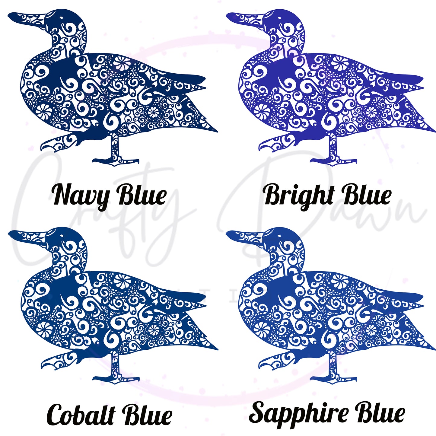Duck Mandala Decal