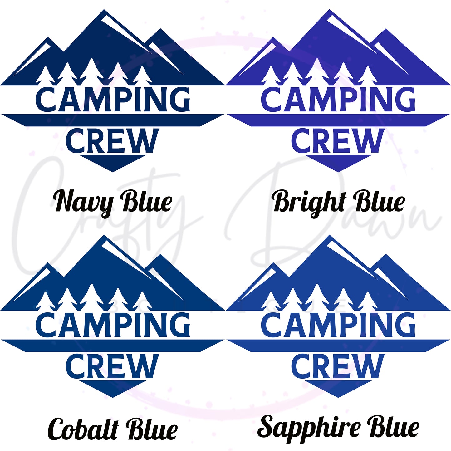 Camping Crew Decal