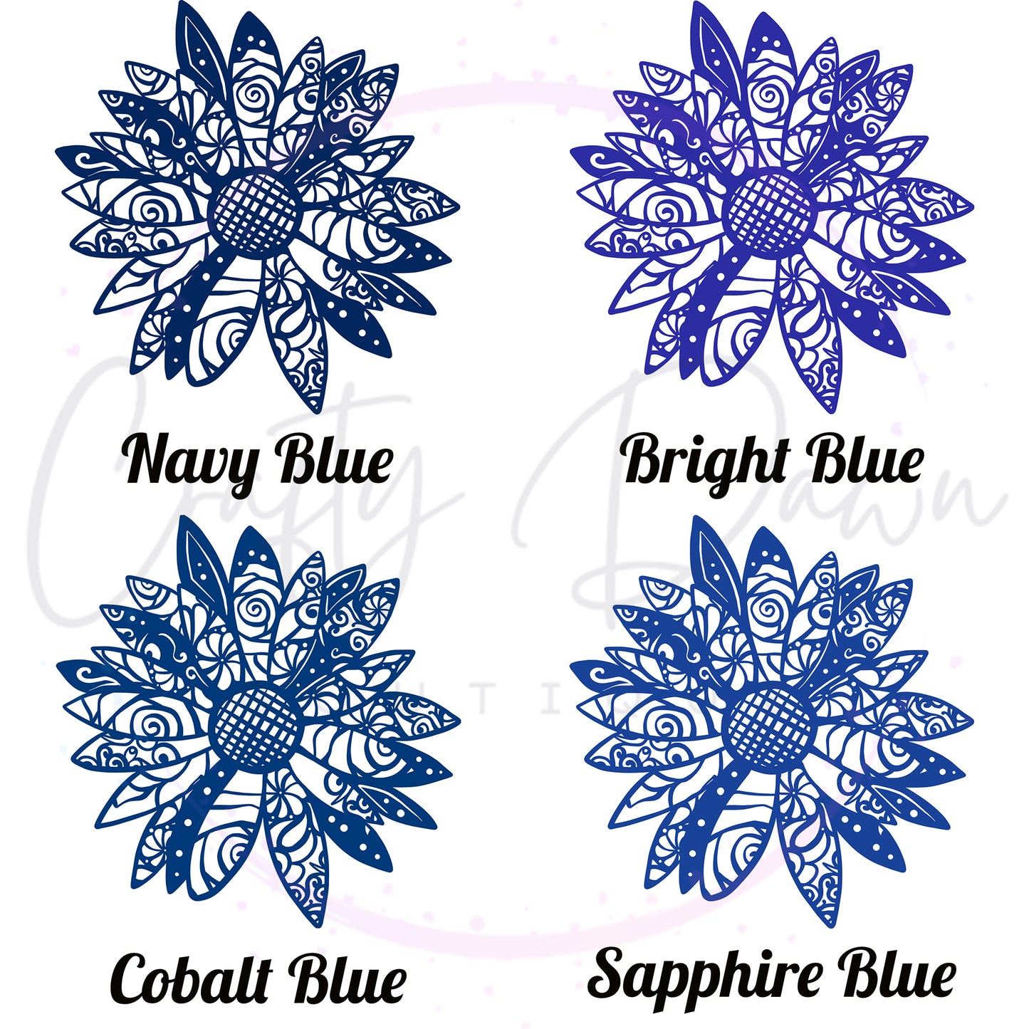 Daisy Mandala Decal