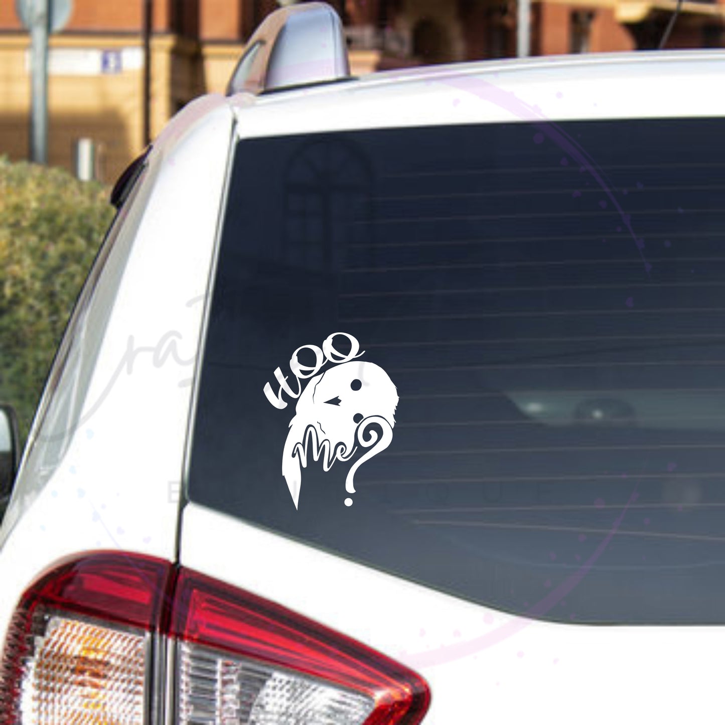 Hoo Me? Decal